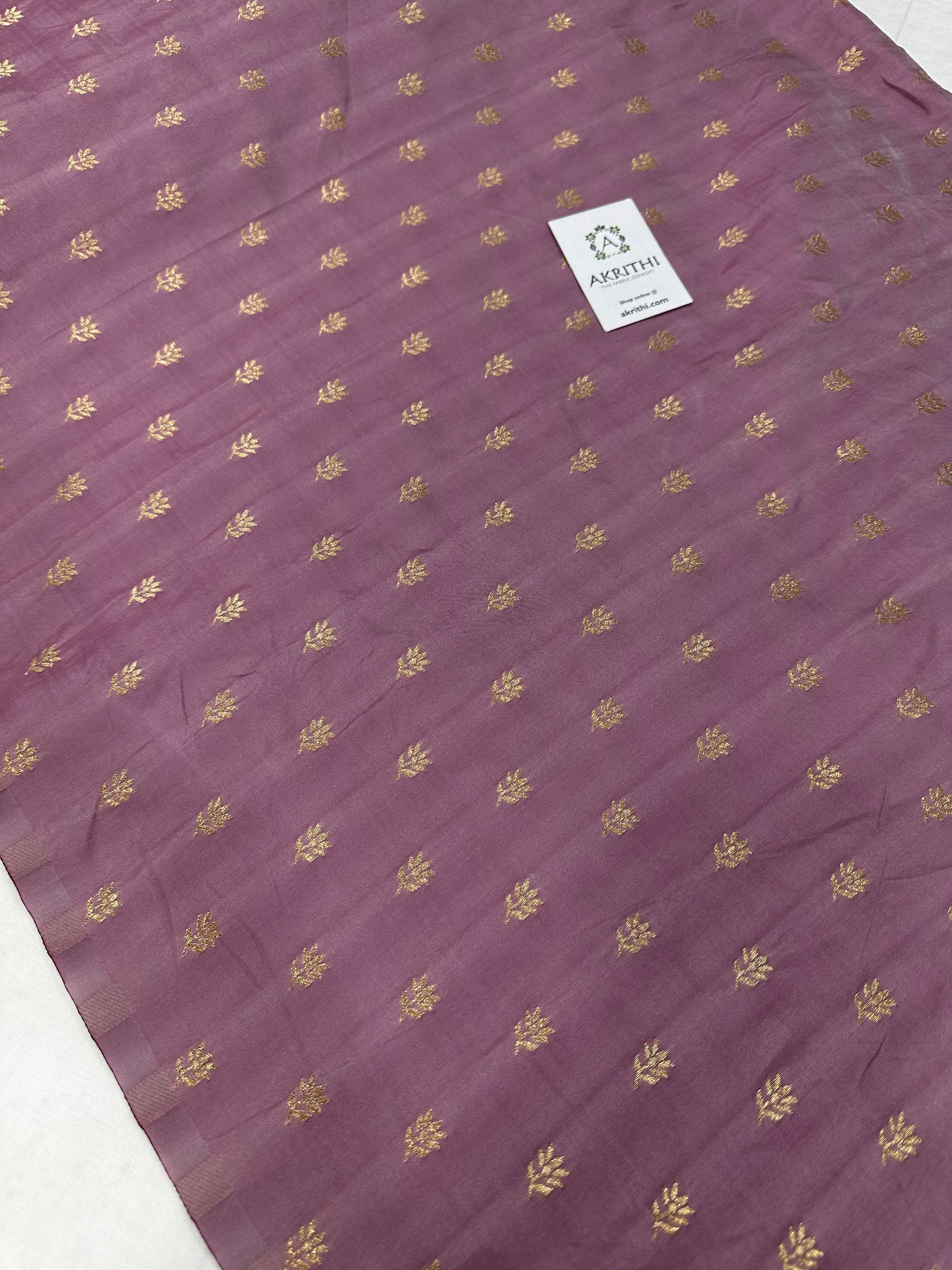 Woven semi silk fabric
