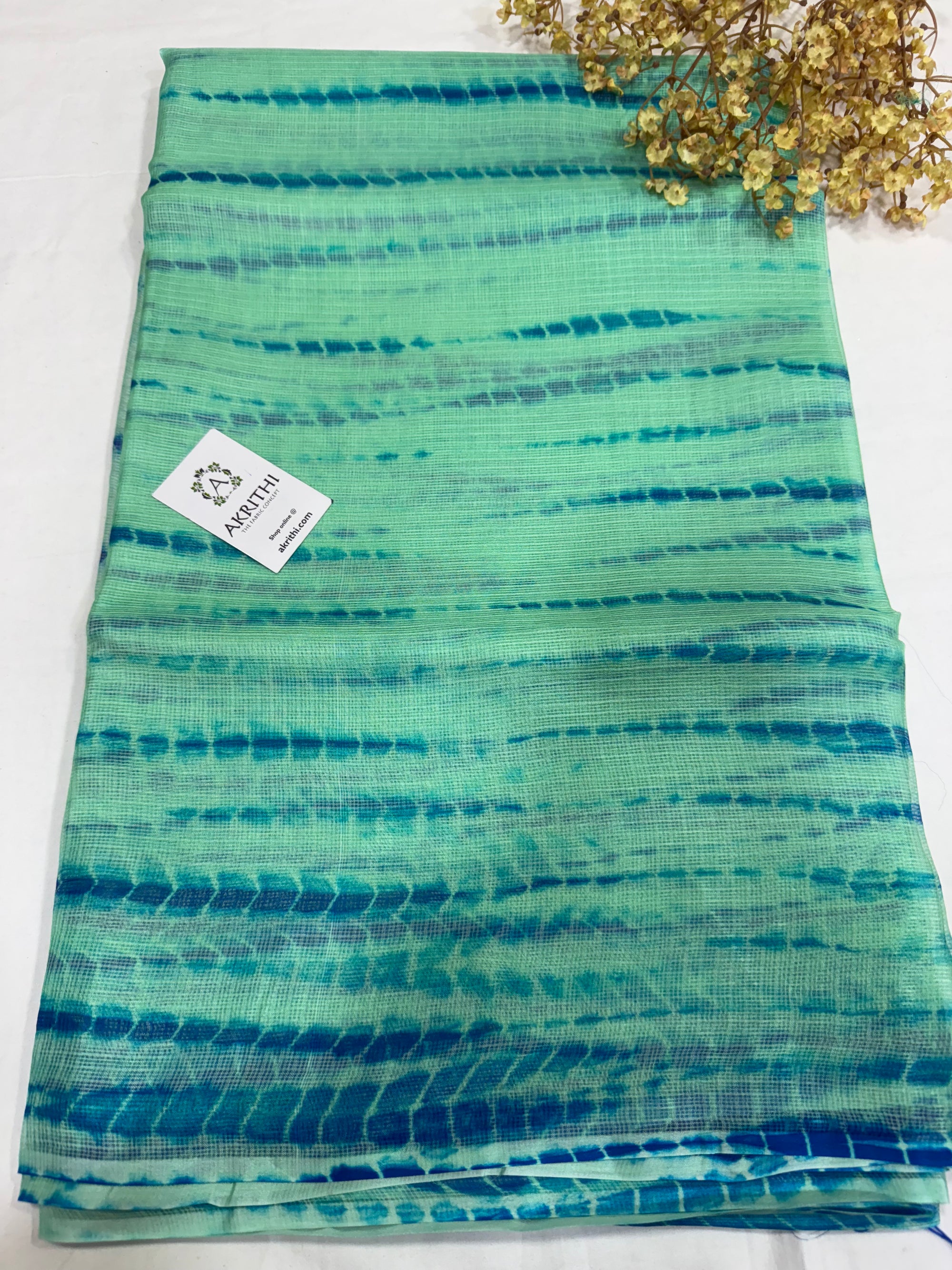 Pure silk Kota tie and dye fabric
