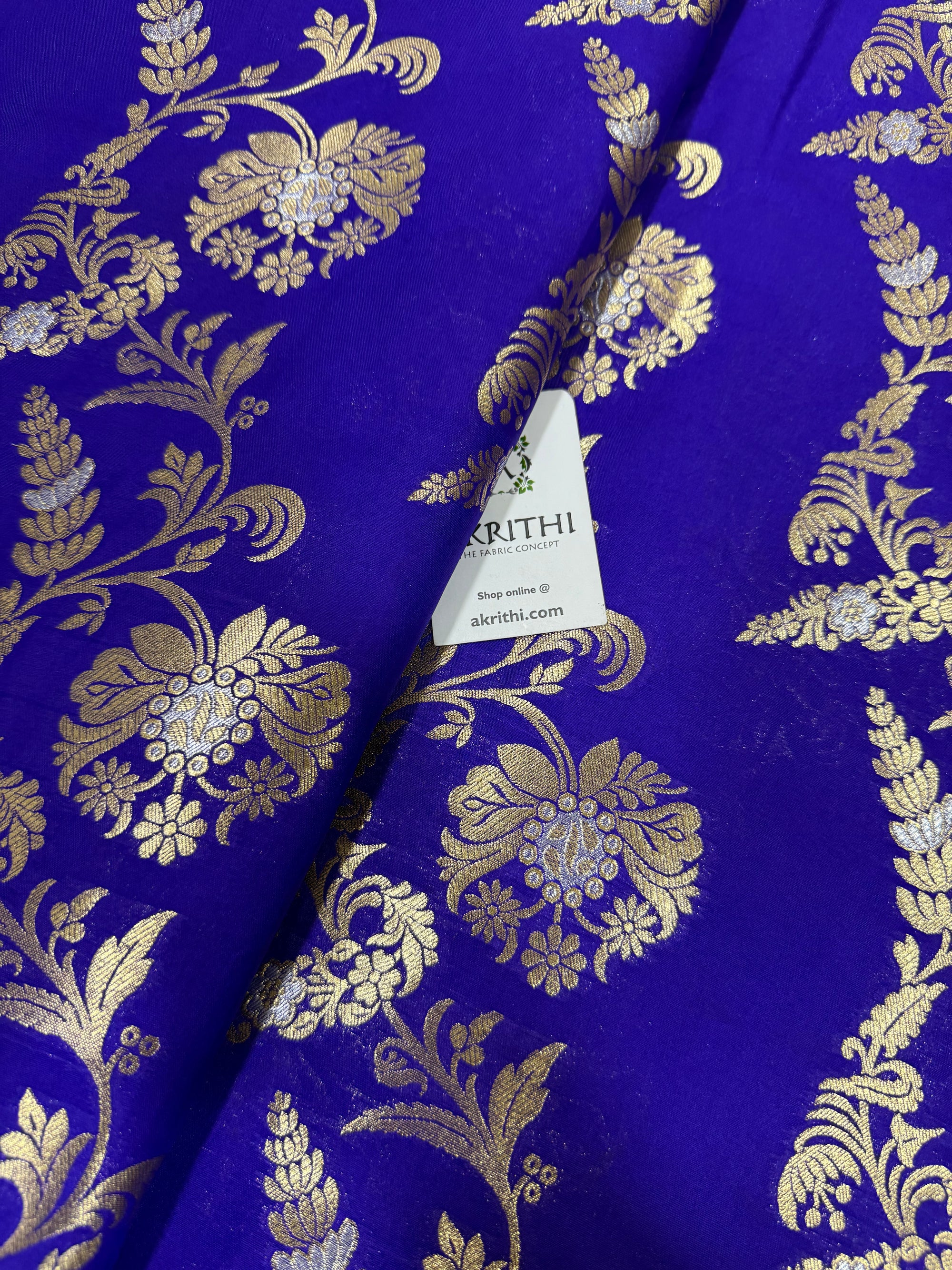 Pure Banarasi brocade fabric