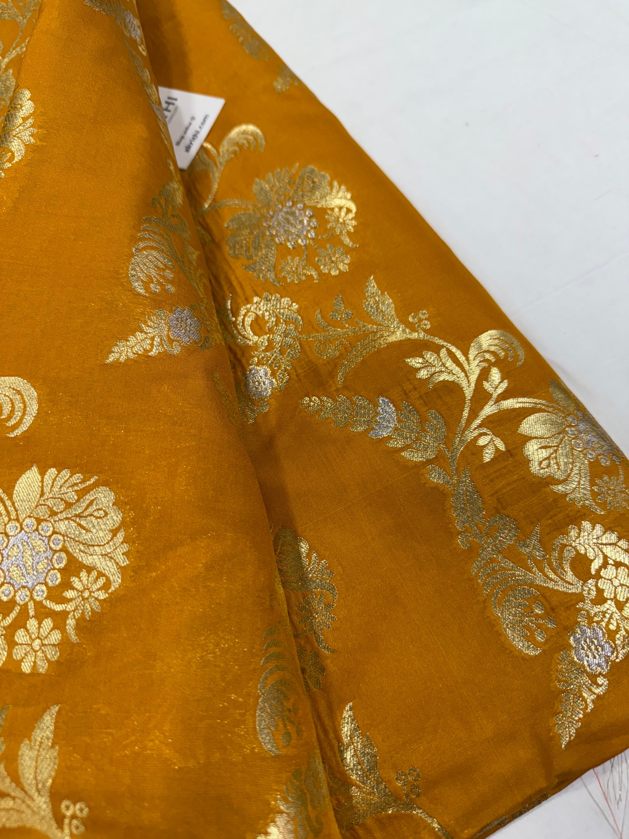Pure Banarasi brocade fabric