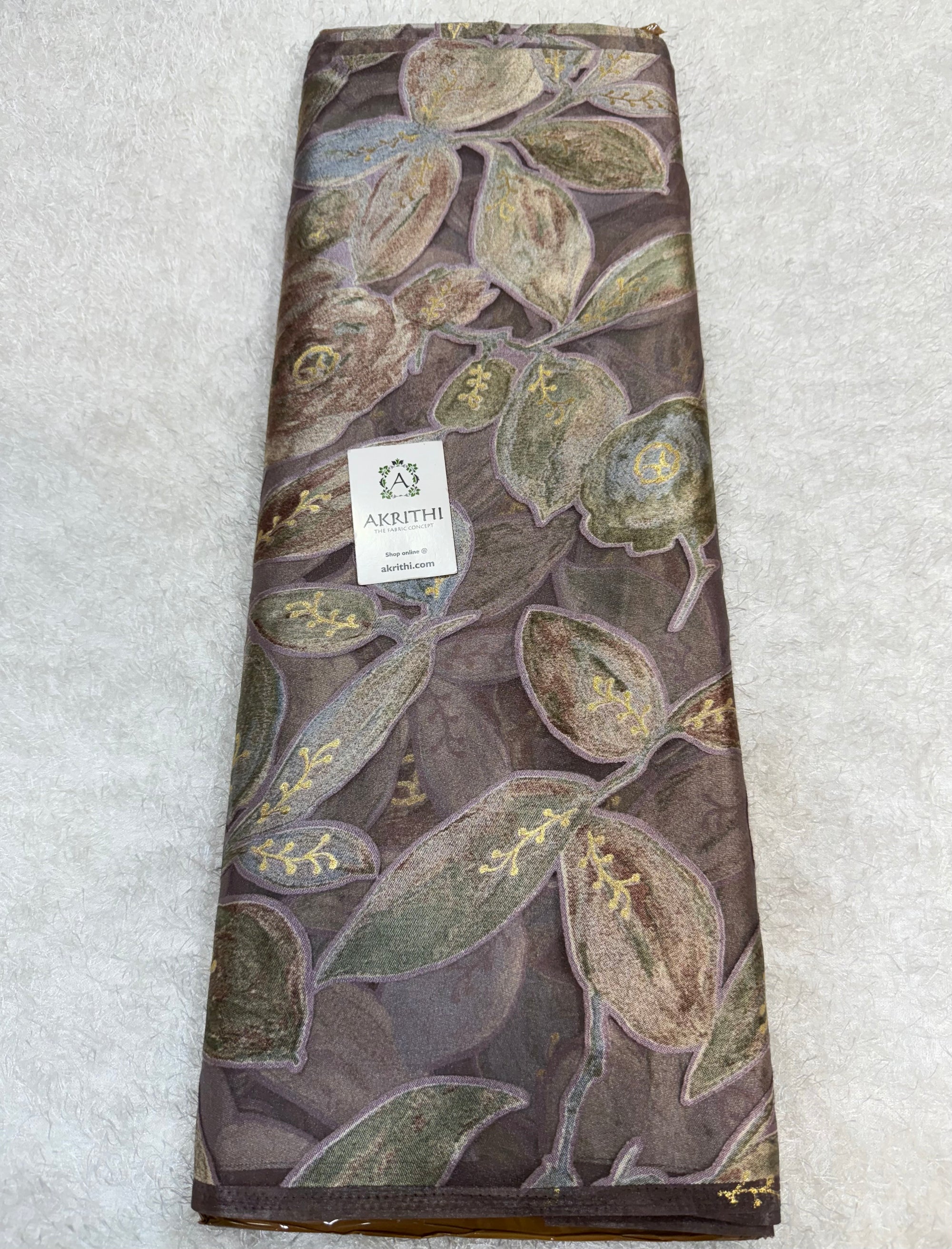 Brasso Digital Printed organza fabric