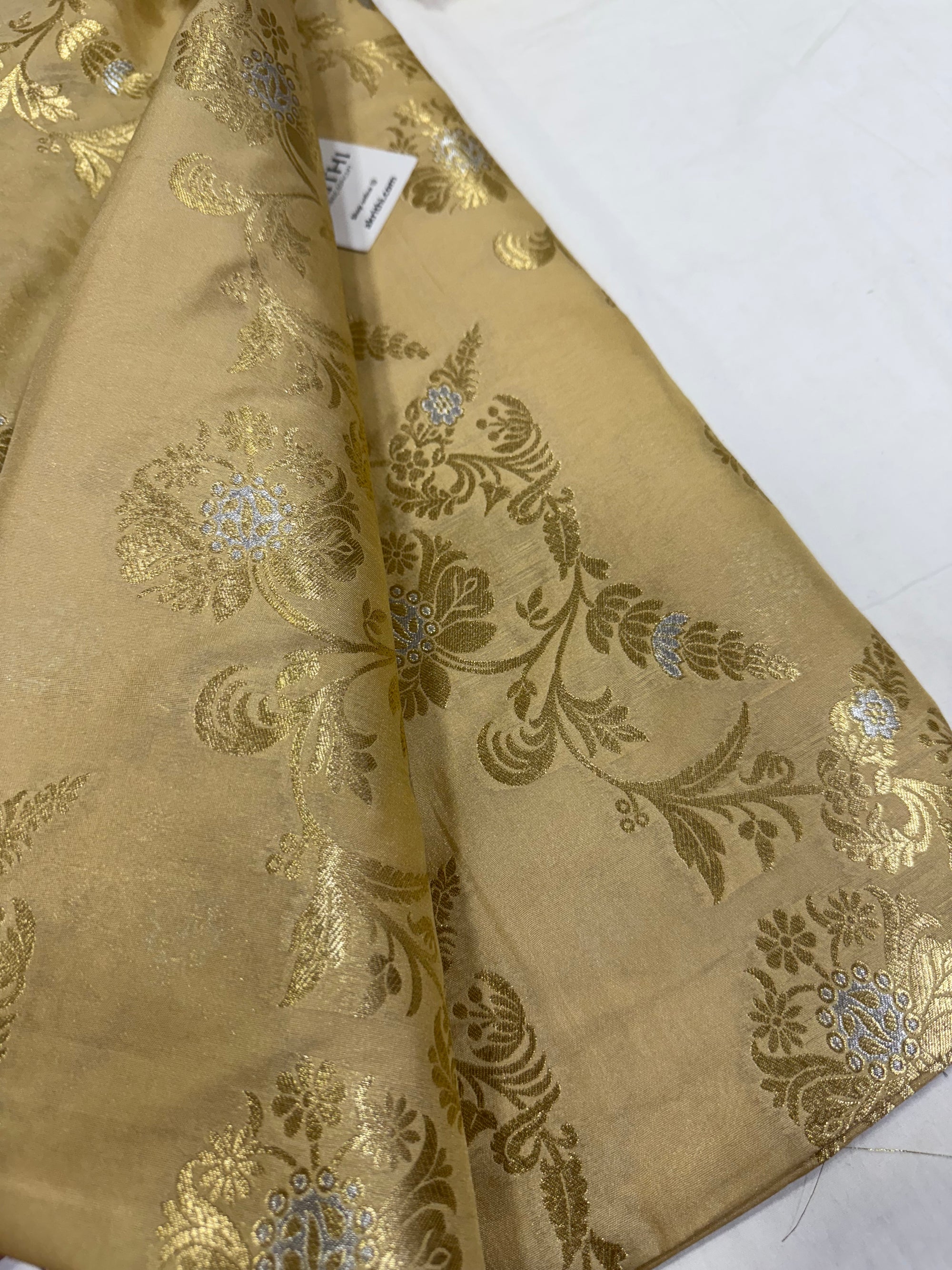 Pure Banarasi brocade fabric