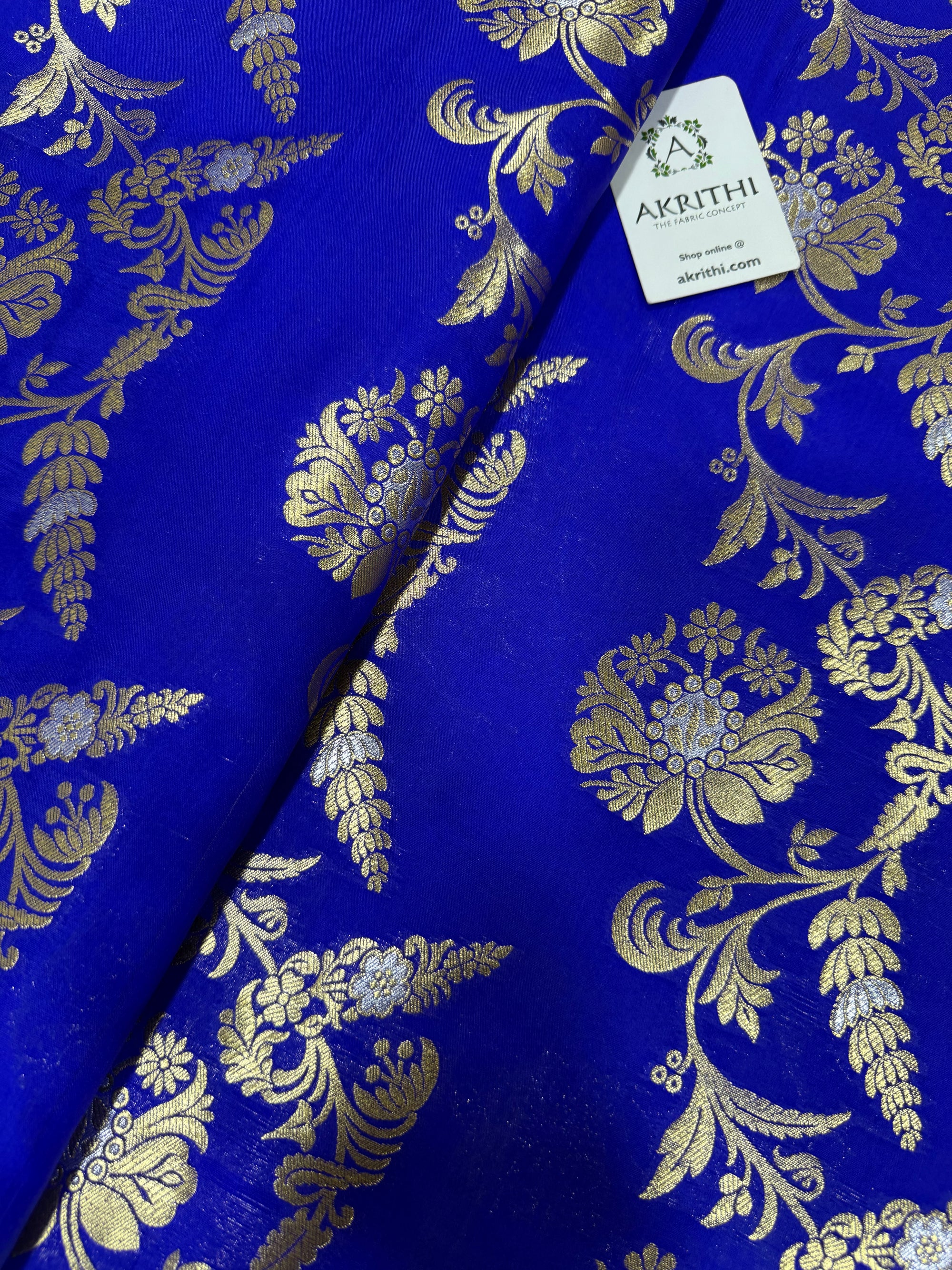 Pure Banarasi brocade fabric