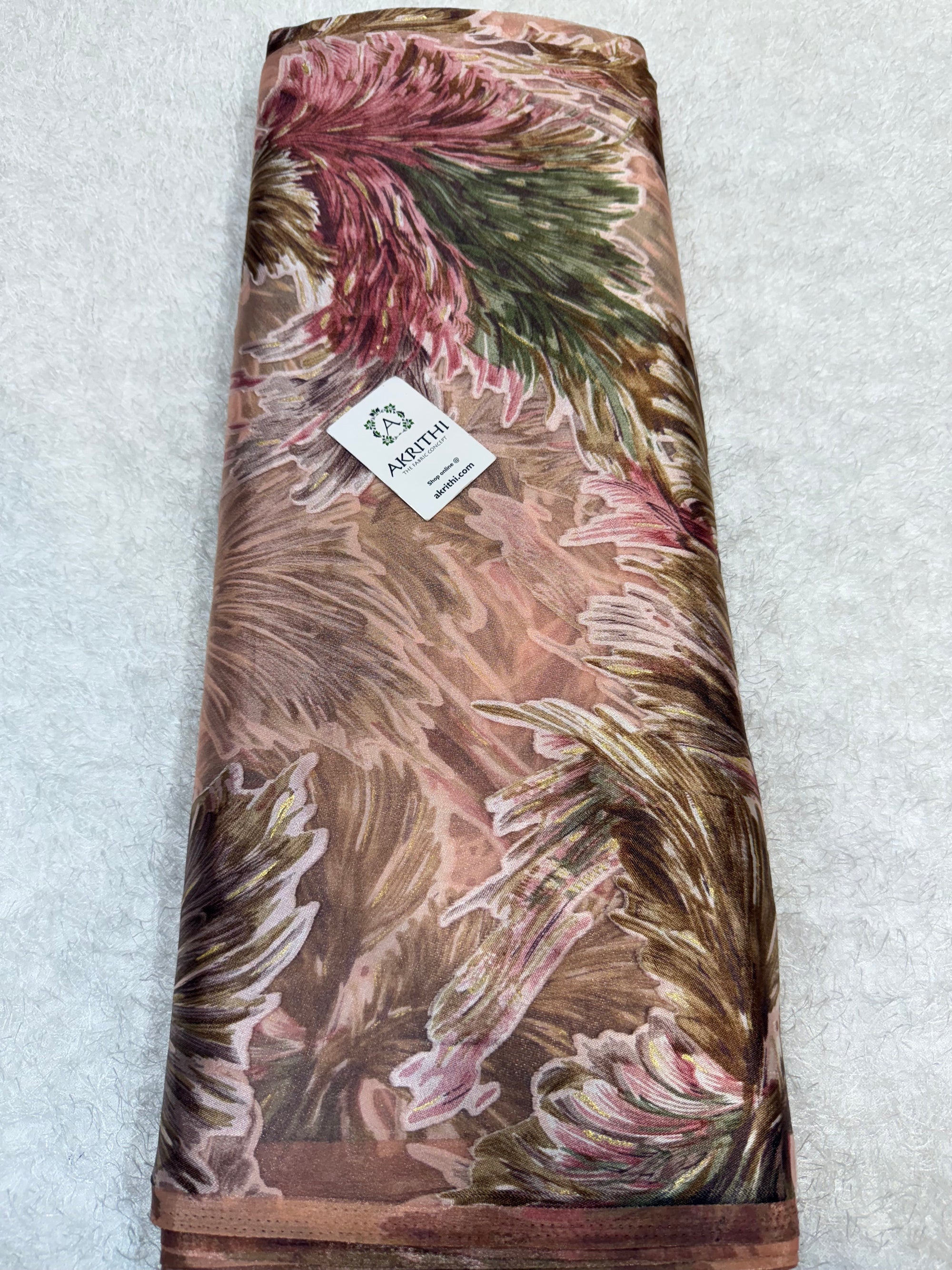 Brasso Digital Printed organza fabric
