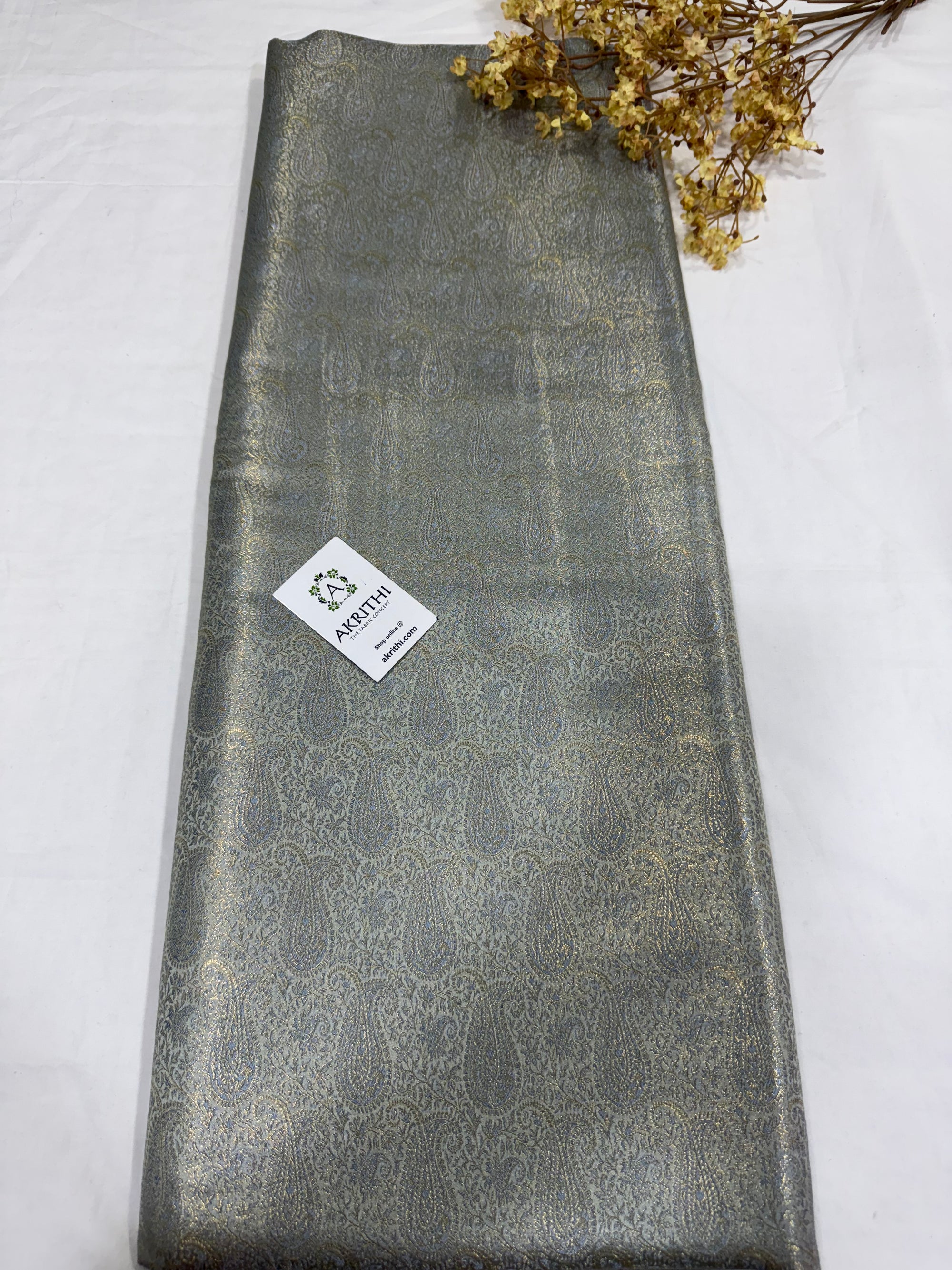 Pure Banarasi brocade fabric