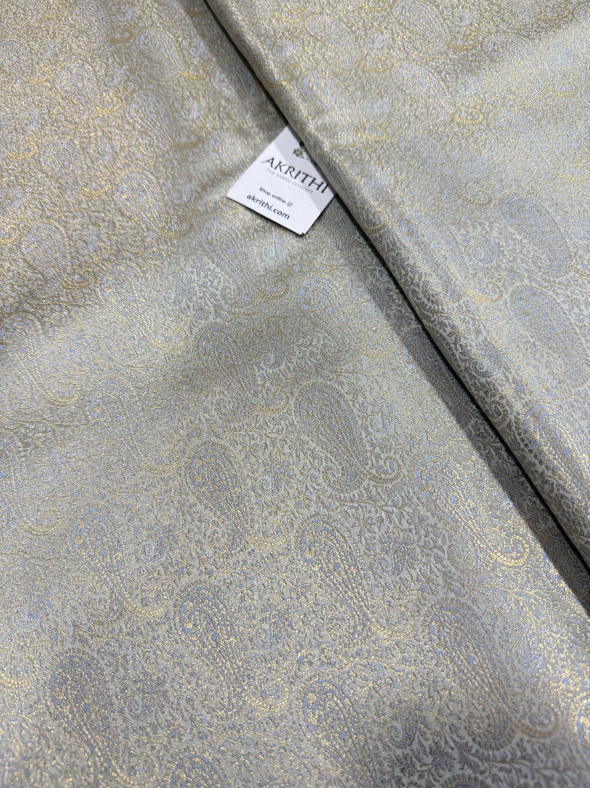 Pure Banarasi brocade fabric