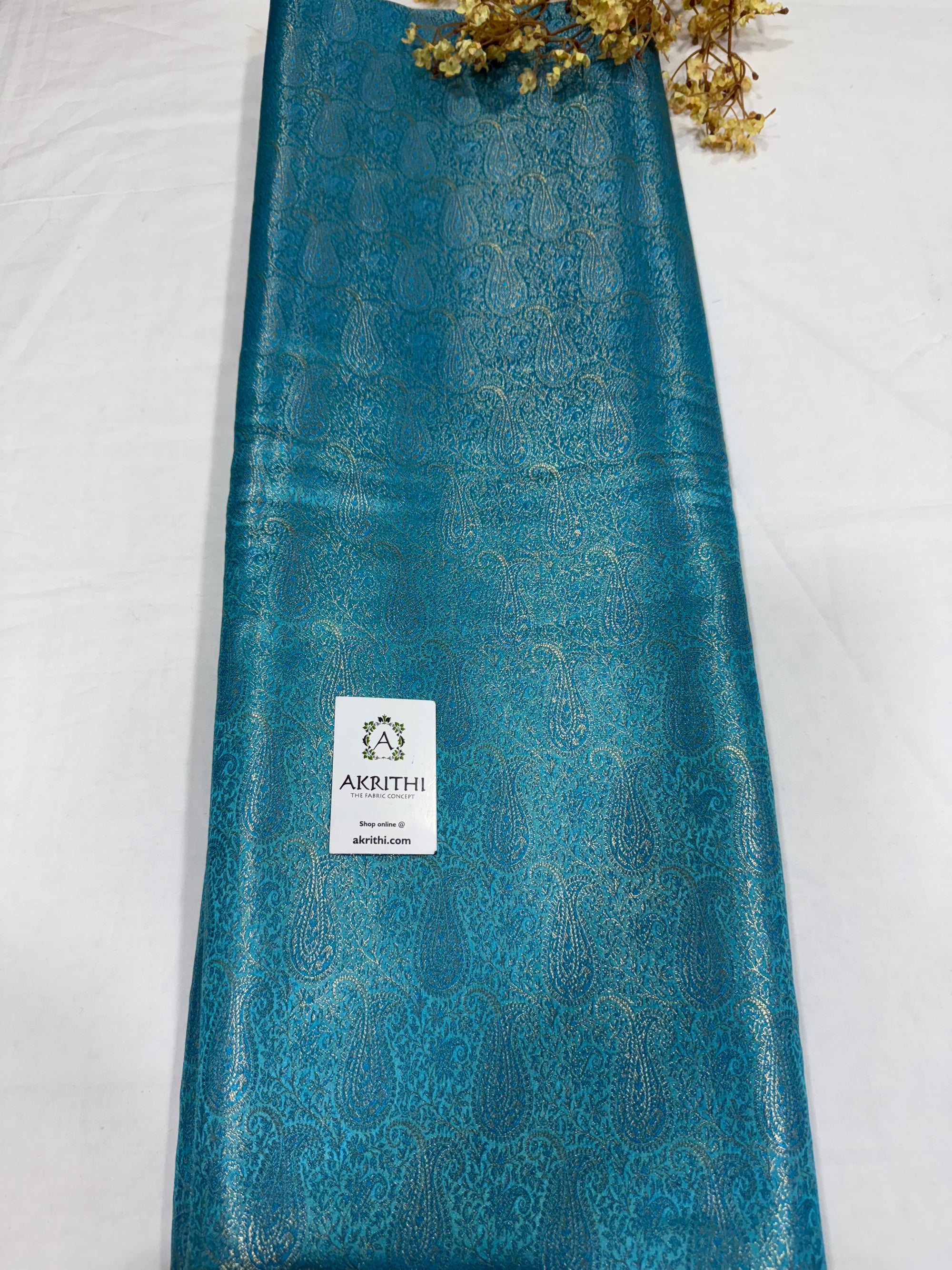 Pure Banarasi brocade fabric