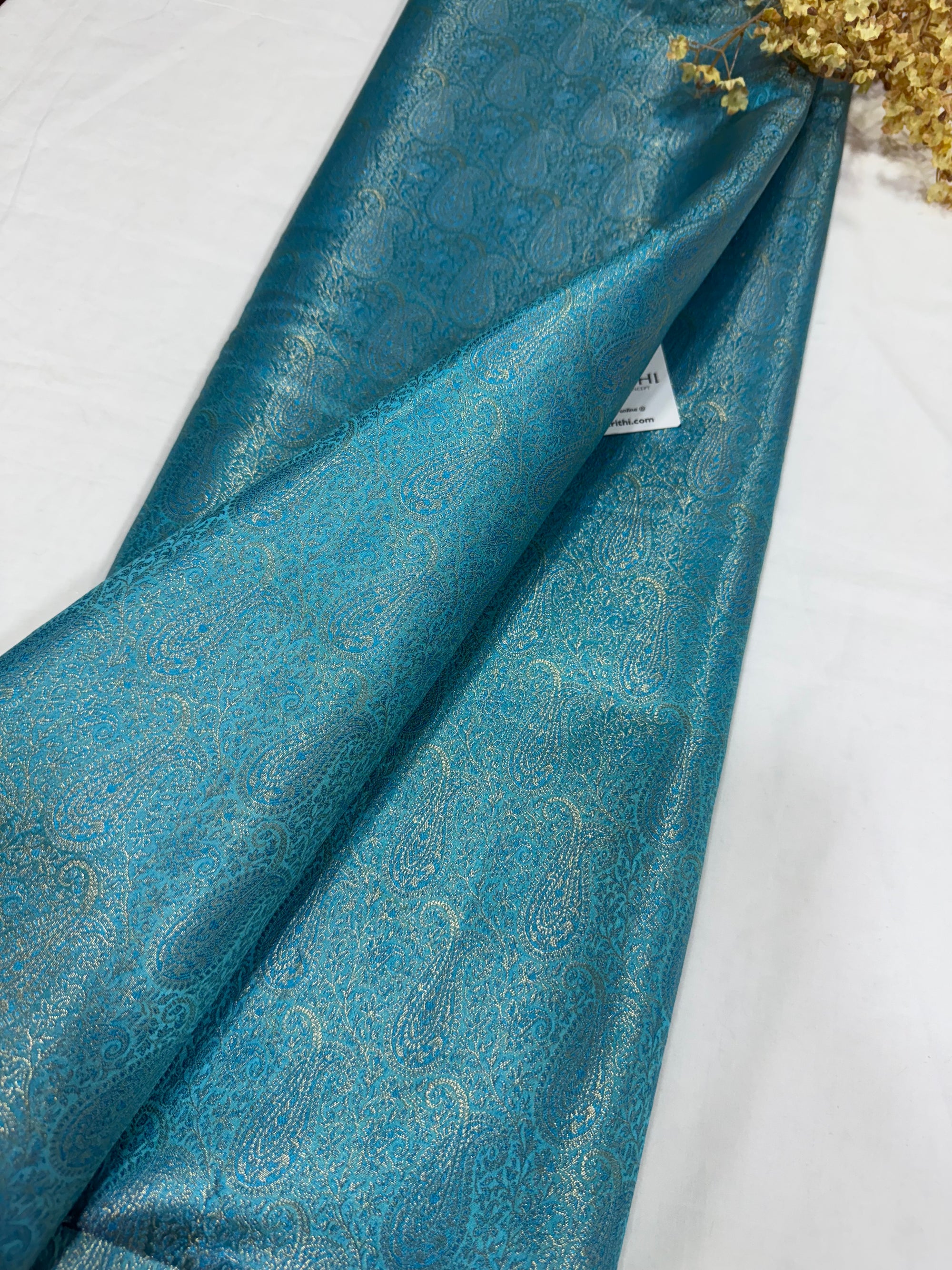Pure Banarasi brocade fabric