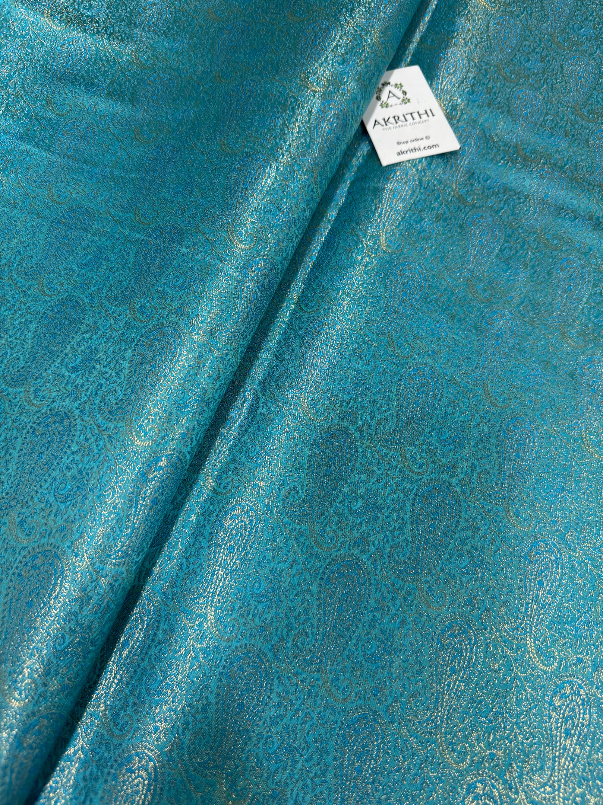 Pure Banarasi brocade fabric