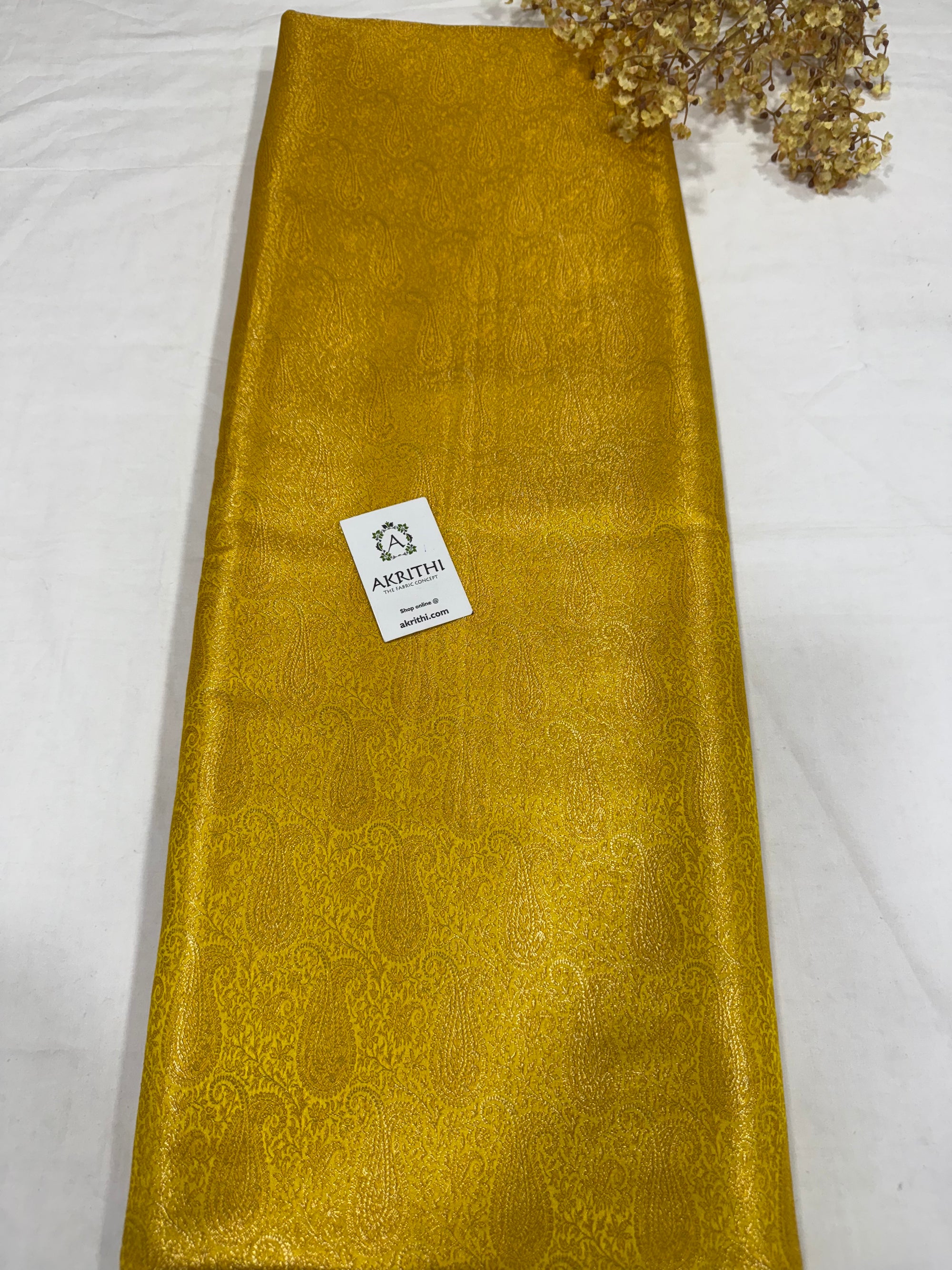 Pure Banarasi brocade fabric