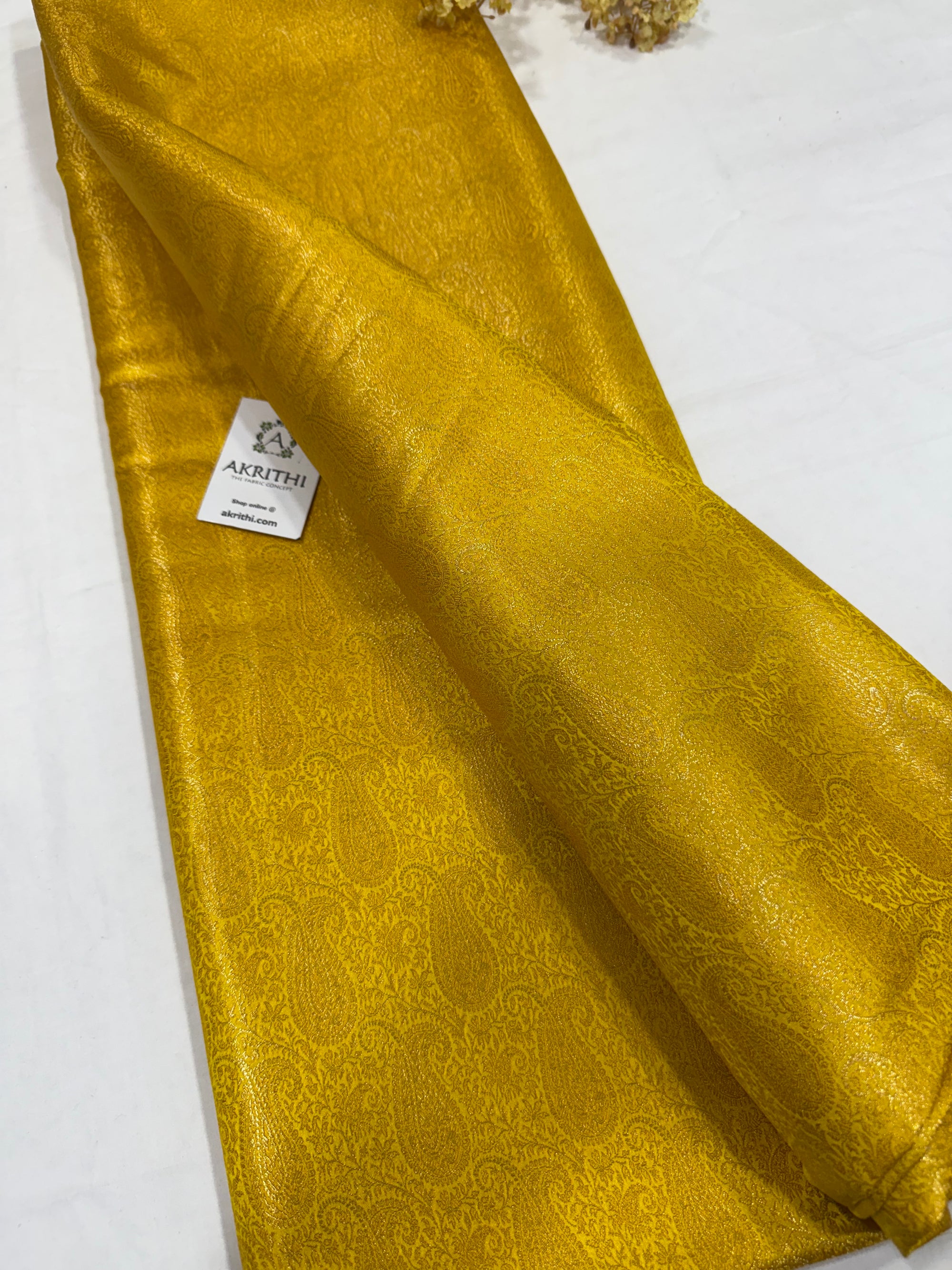 Pure Banarasi brocade fabric