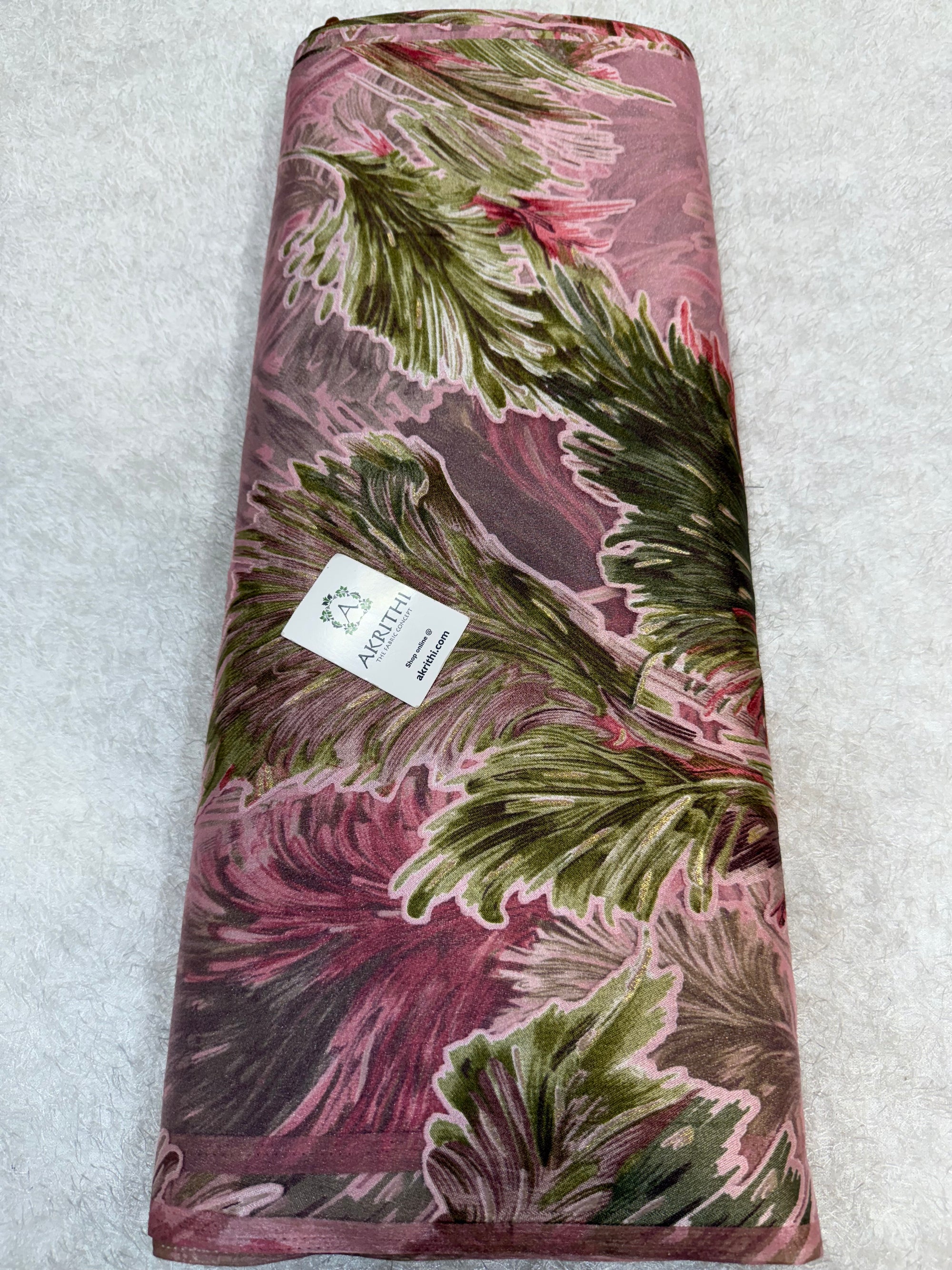 Brasso Digital Printed organza fabric