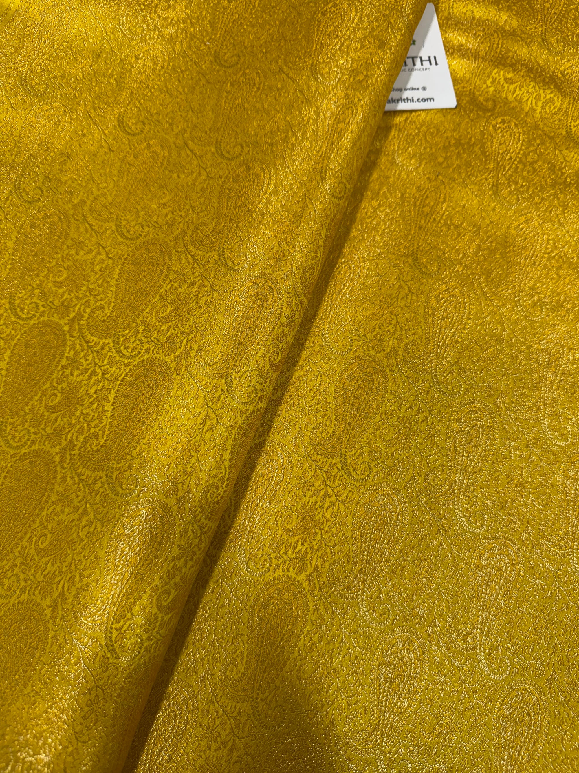 Pure Banarasi brocade fabric
