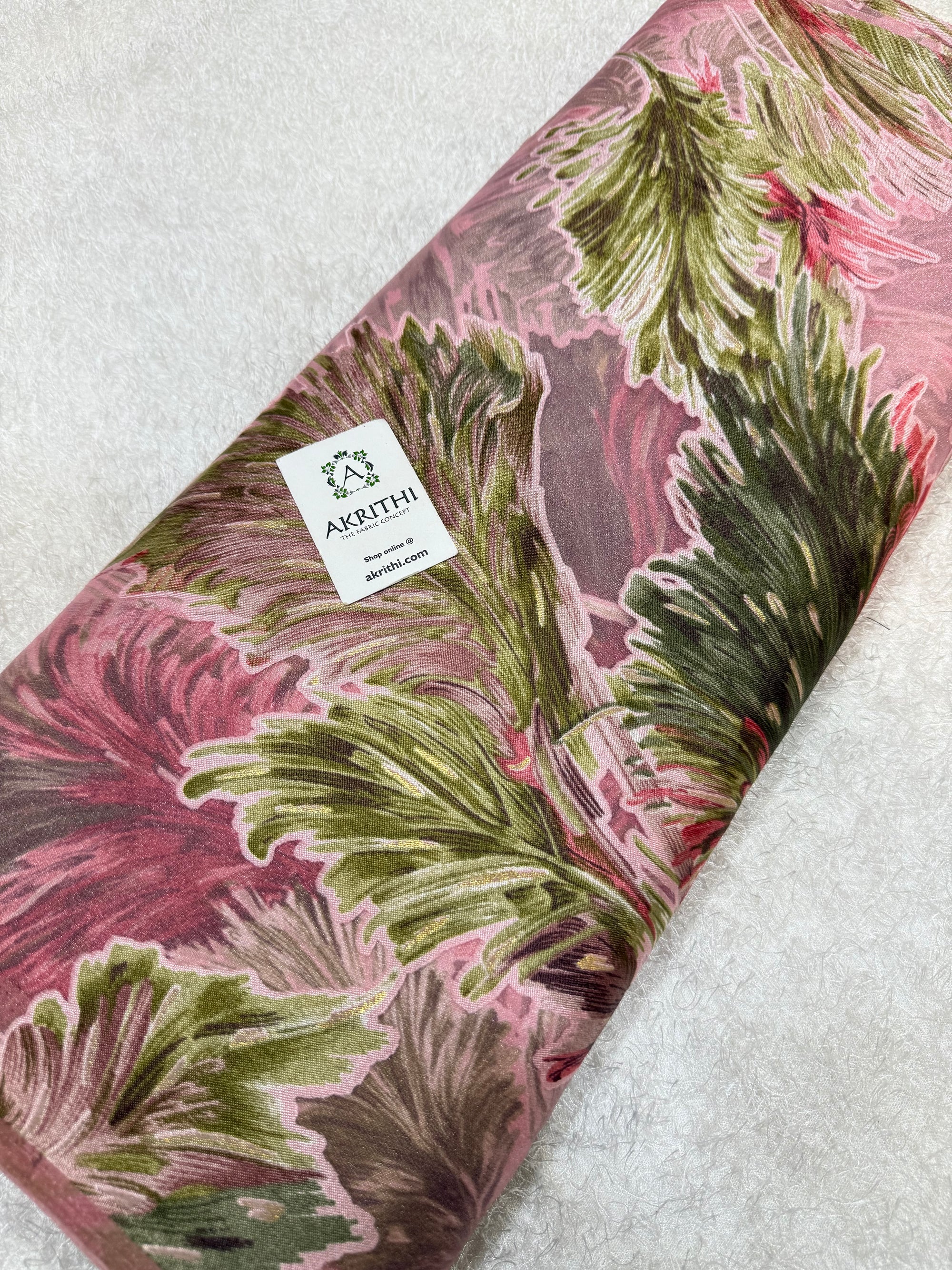 Brasso Digital Printed organza fabric