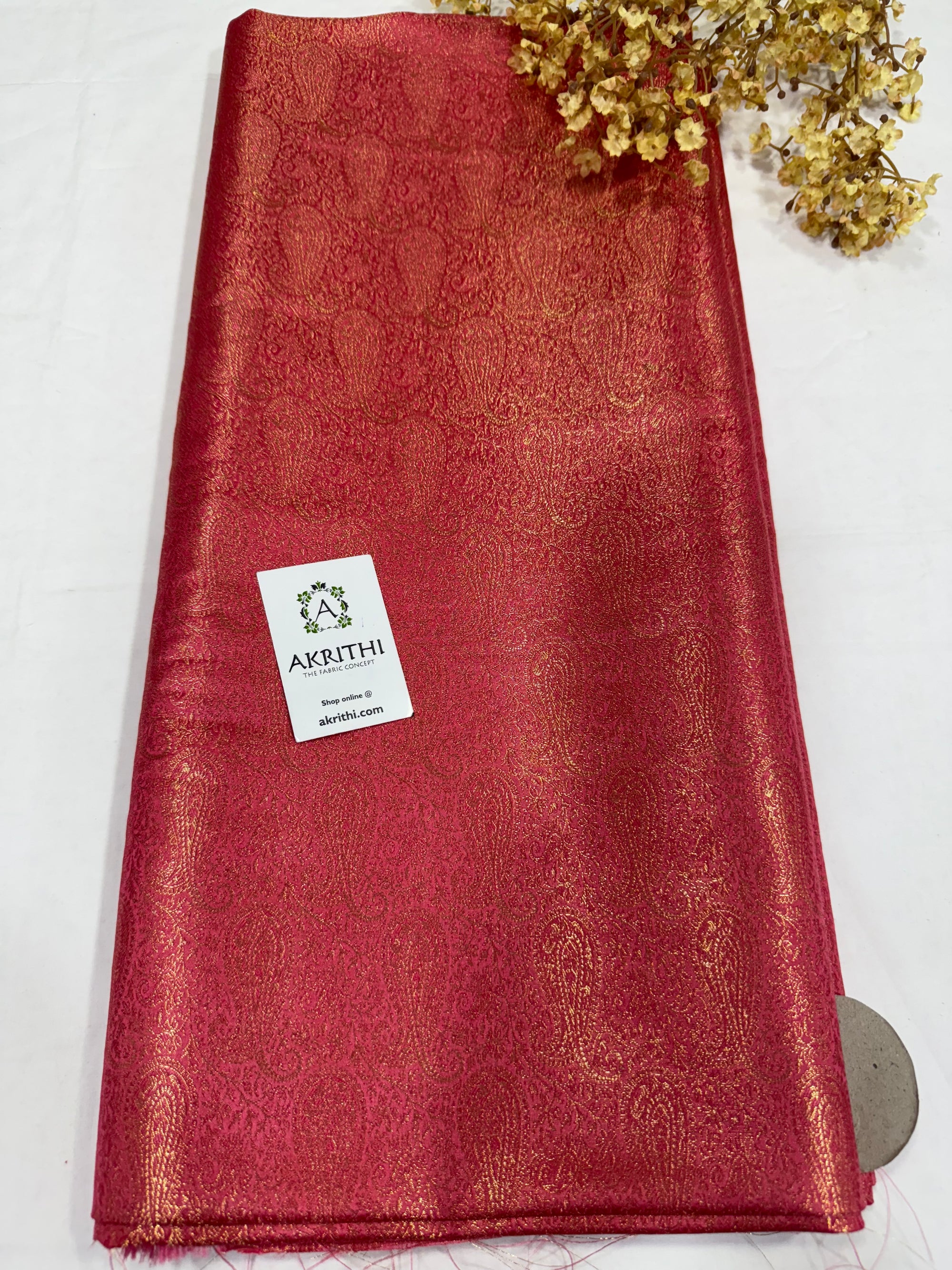 Pure Banarasi brocade fabric