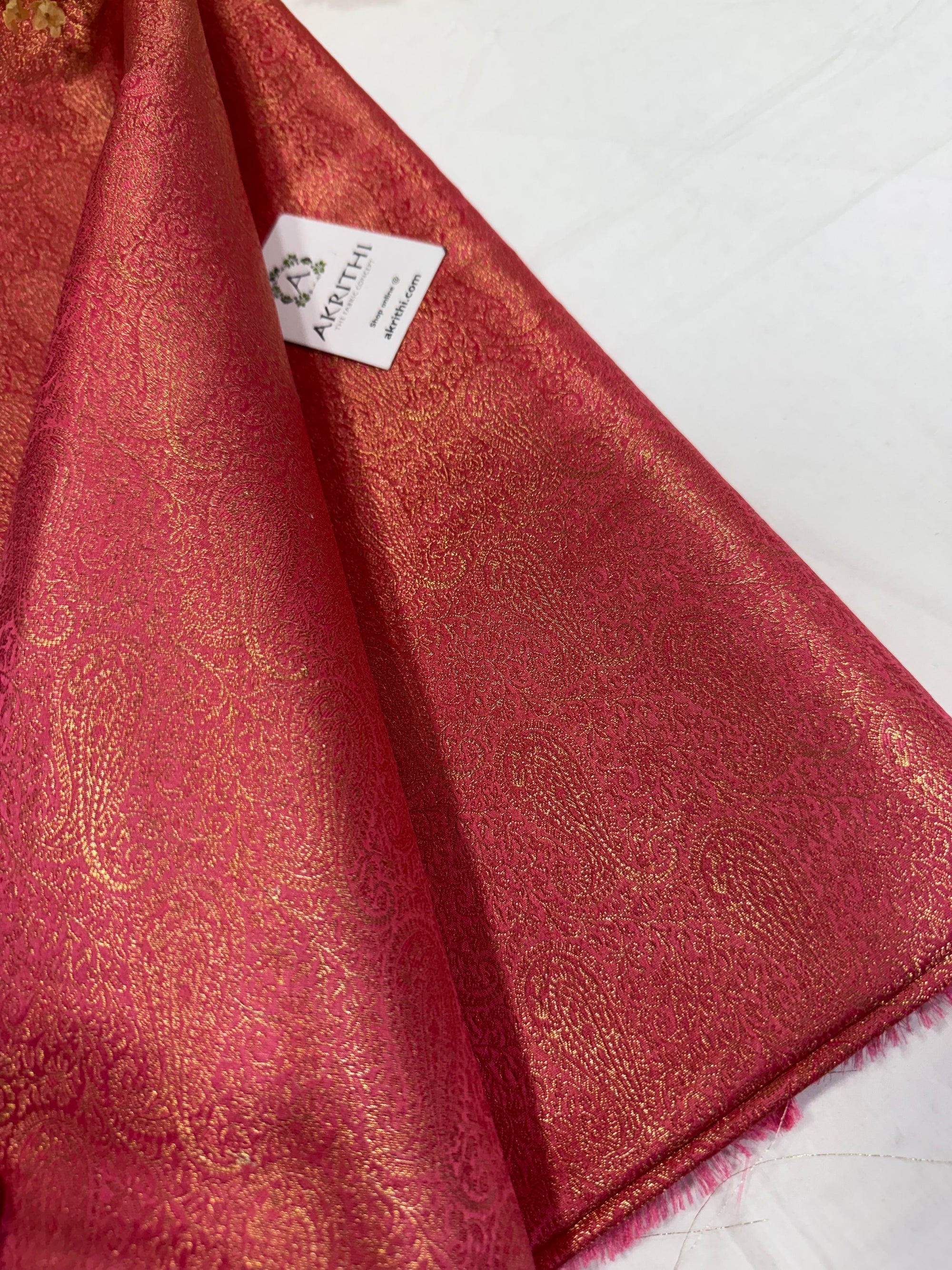 Pure Banarasi brocade fabric