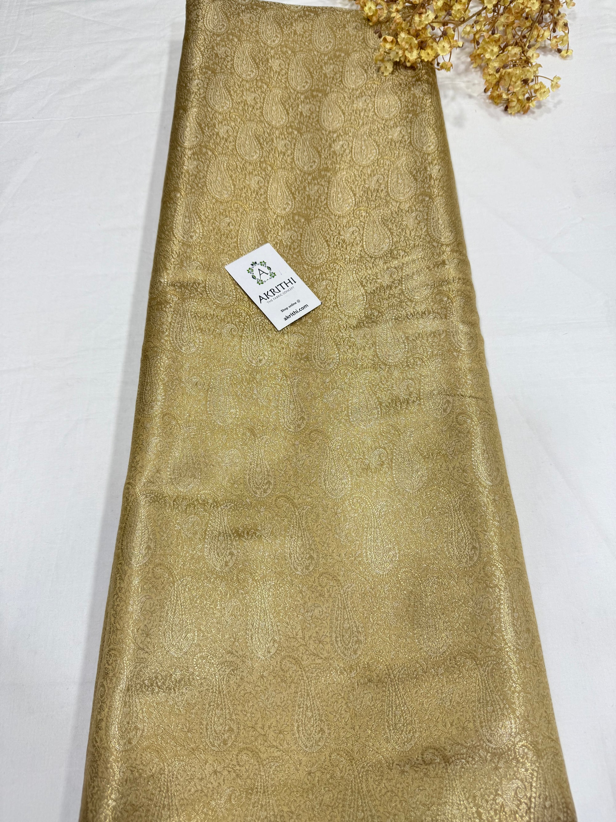 Pure Banarasi brocade fabric