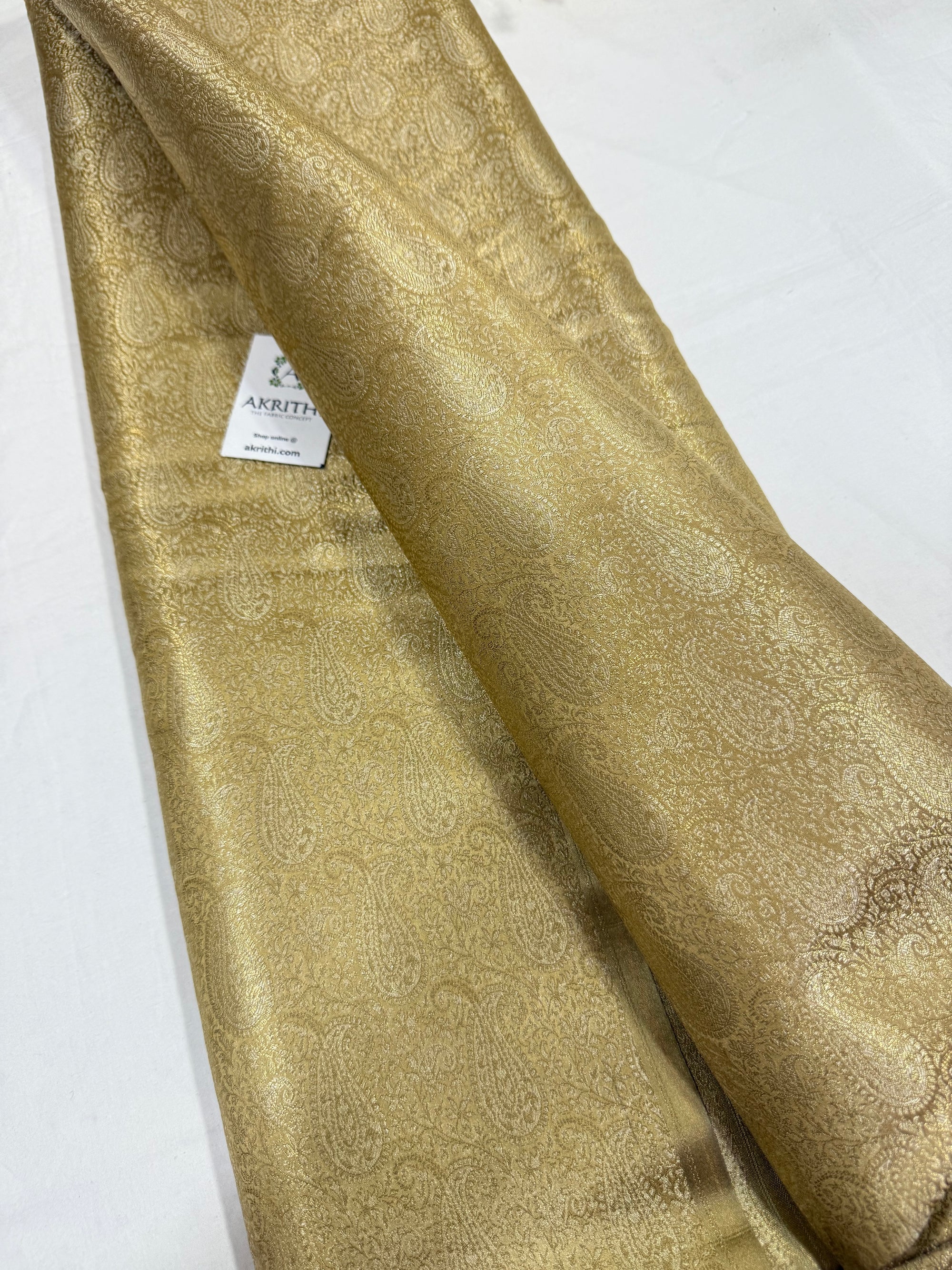 Pure Banarasi brocade fabric