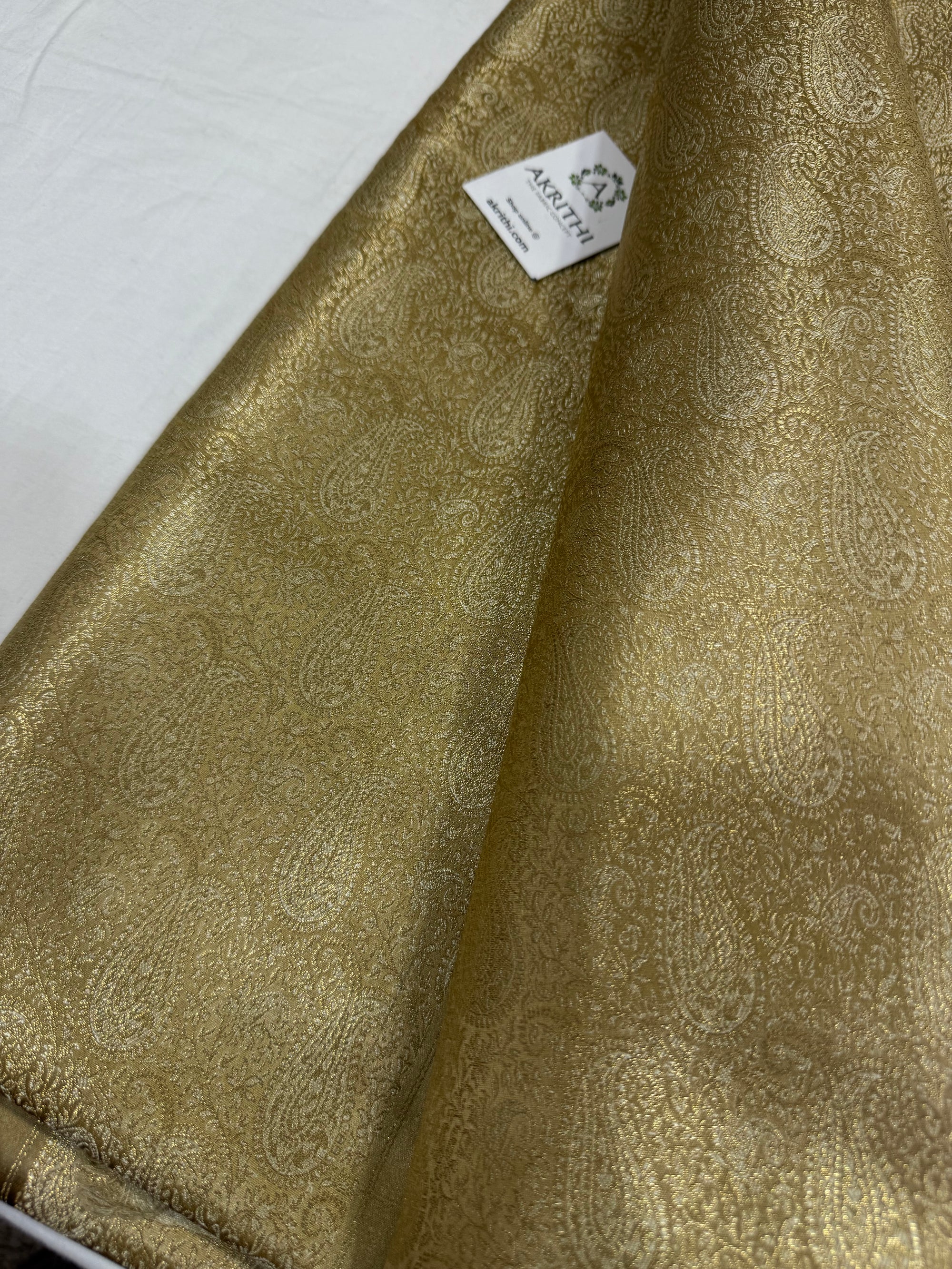 Pure Banarasi brocade fabric