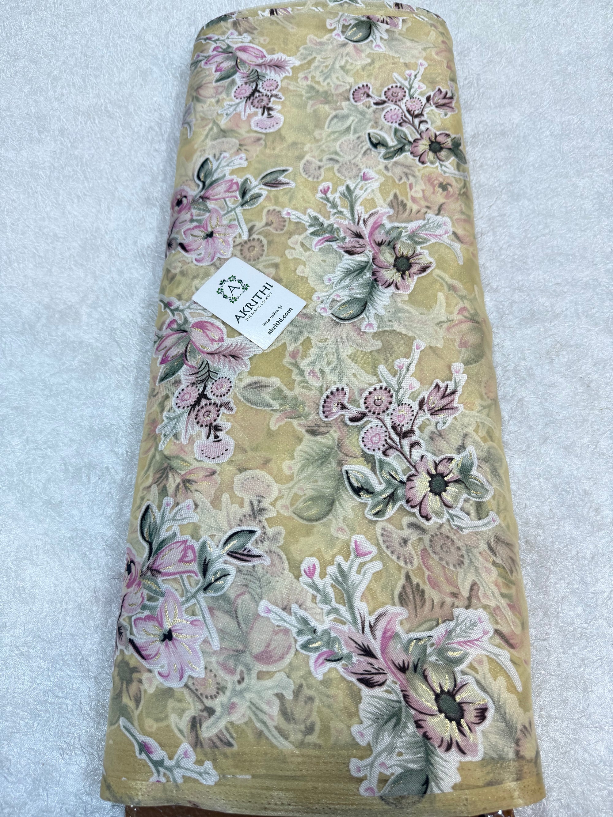 Brasso Digital Printed organza fabric