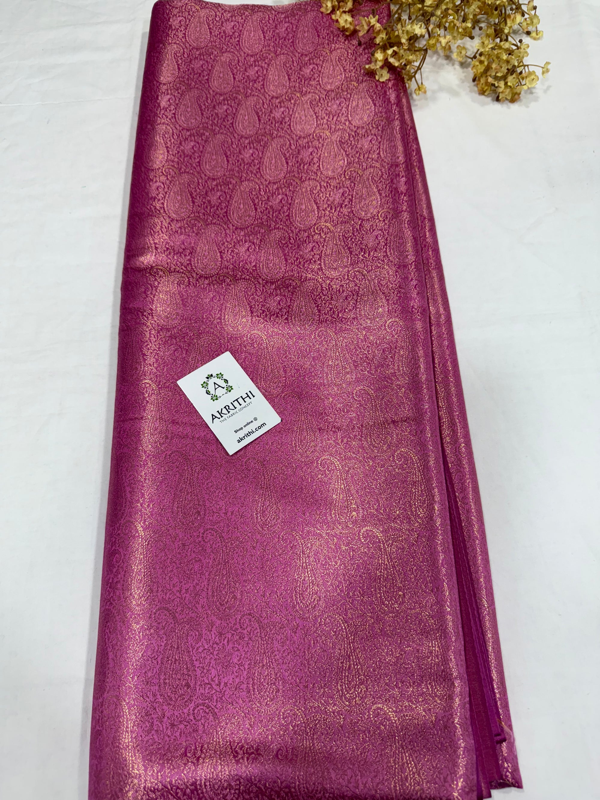 Pure Banarasi brocade fabric