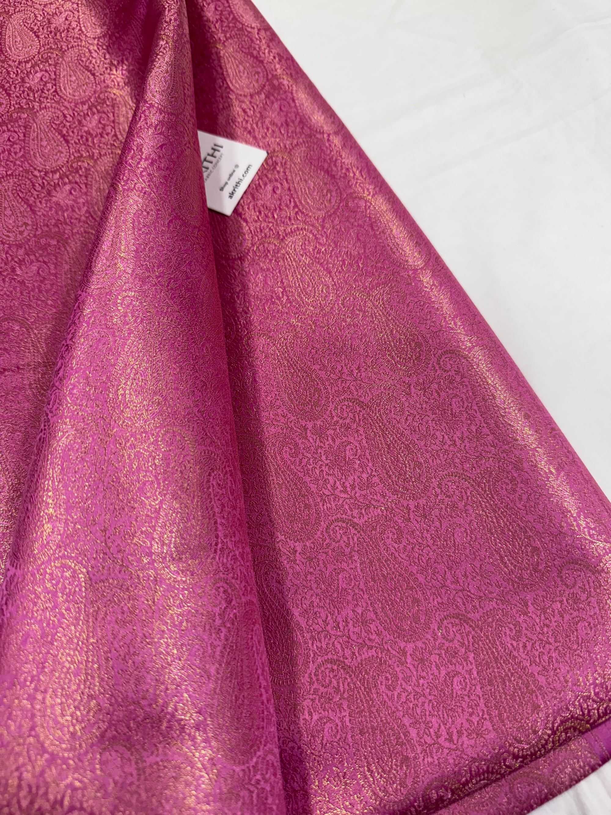 Pure Banarasi brocade fabric