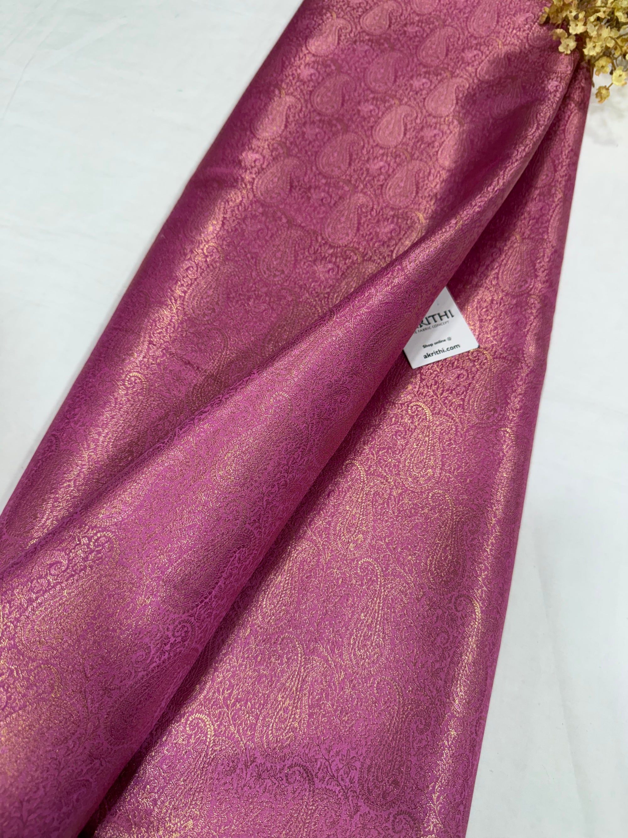 Pure Banarasi brocade fabric