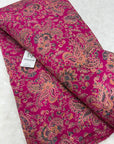 Printed viscose silk fabric