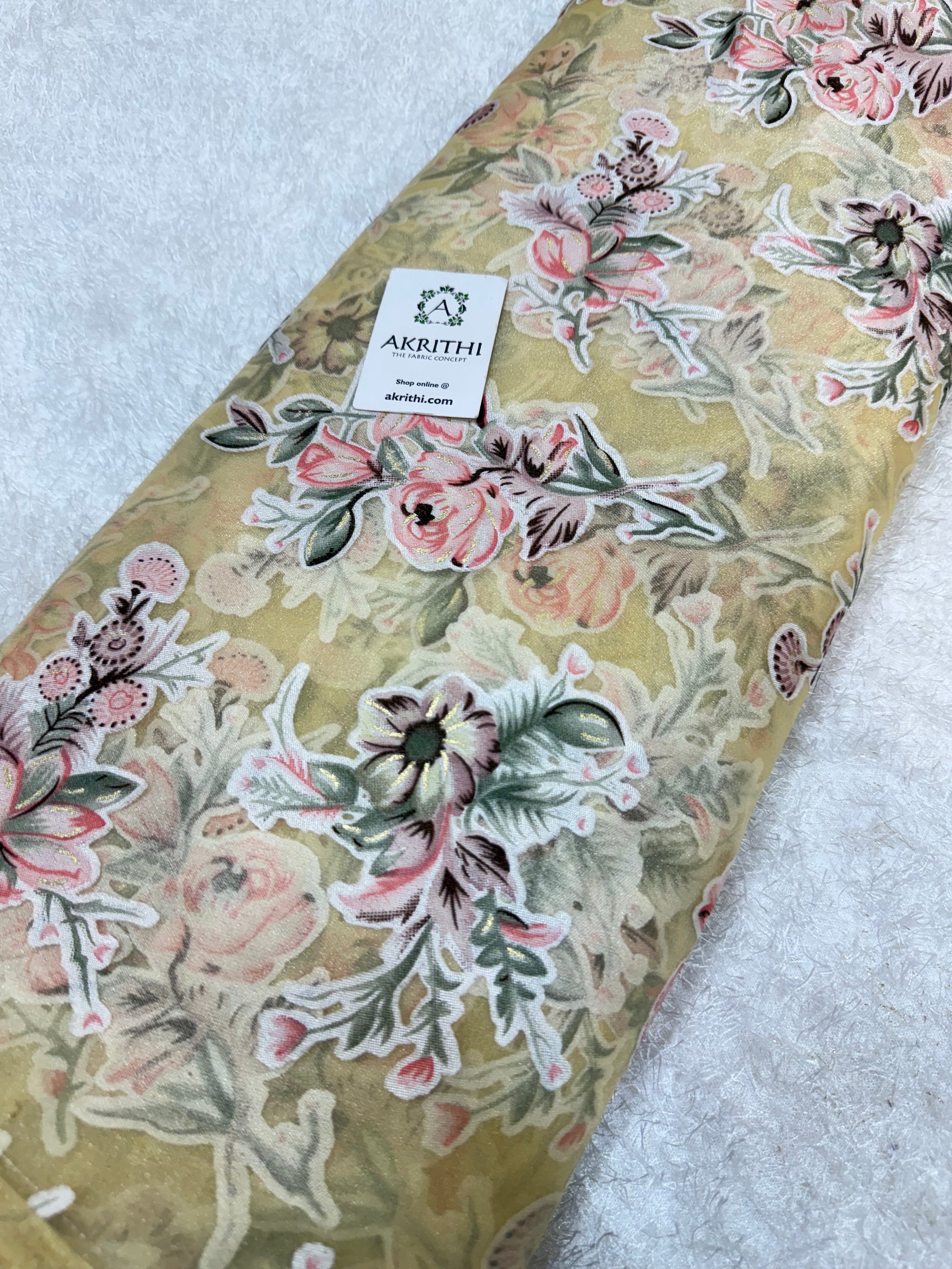 Brasso Digital Printed organza fabric