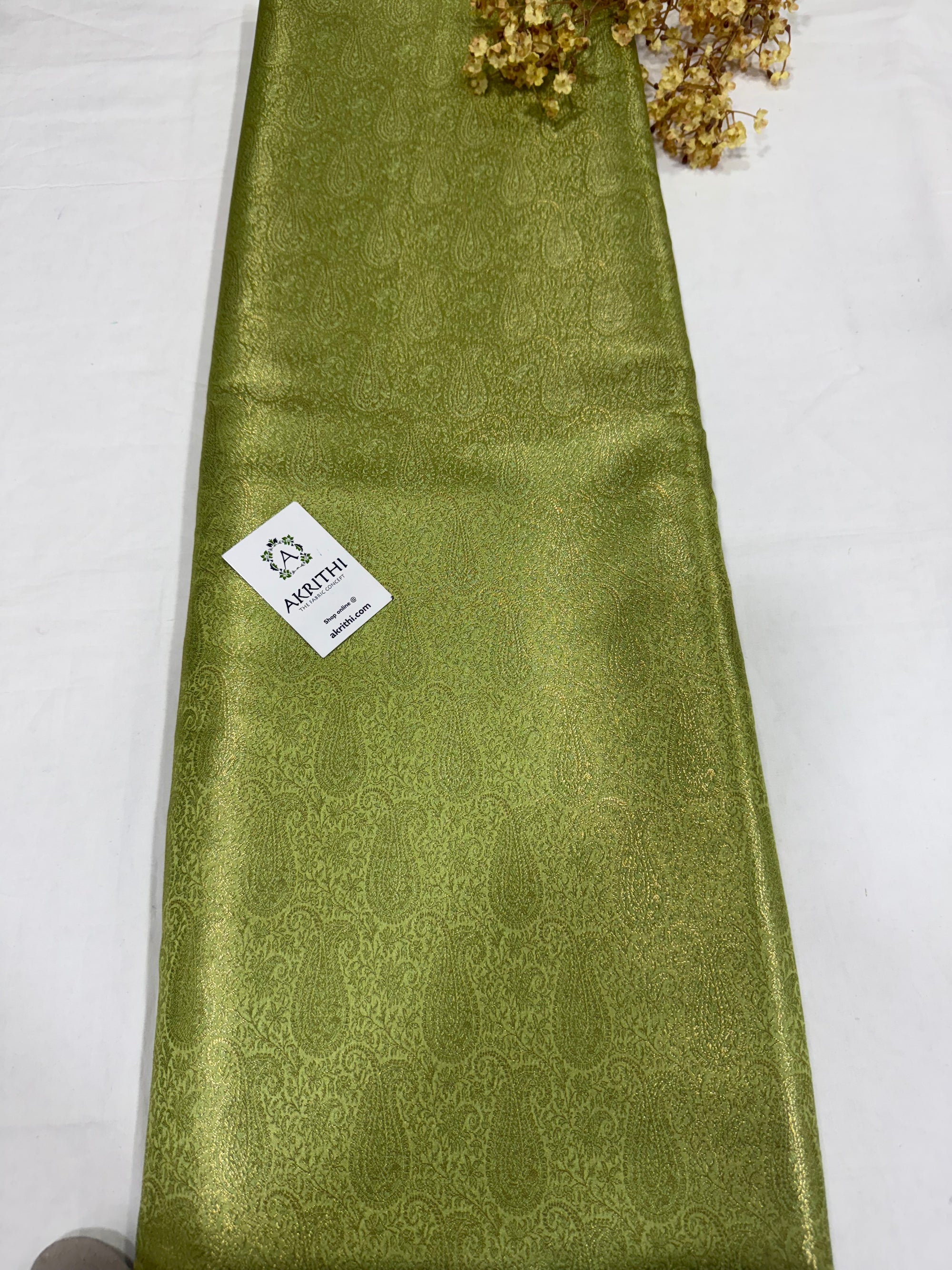 Pure Banarasi brocade fabric