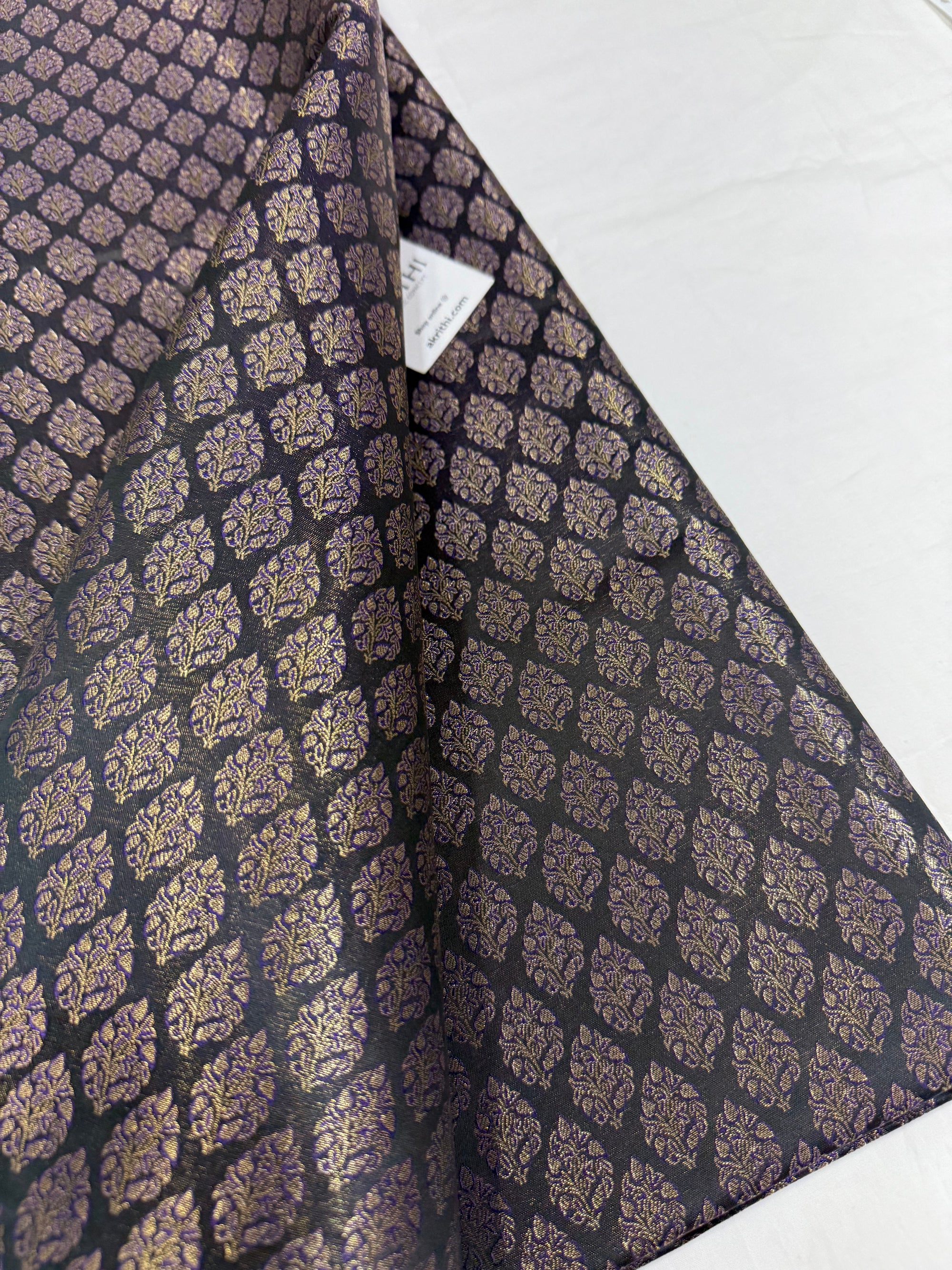 Pure Banarasi tissue brocade fabric