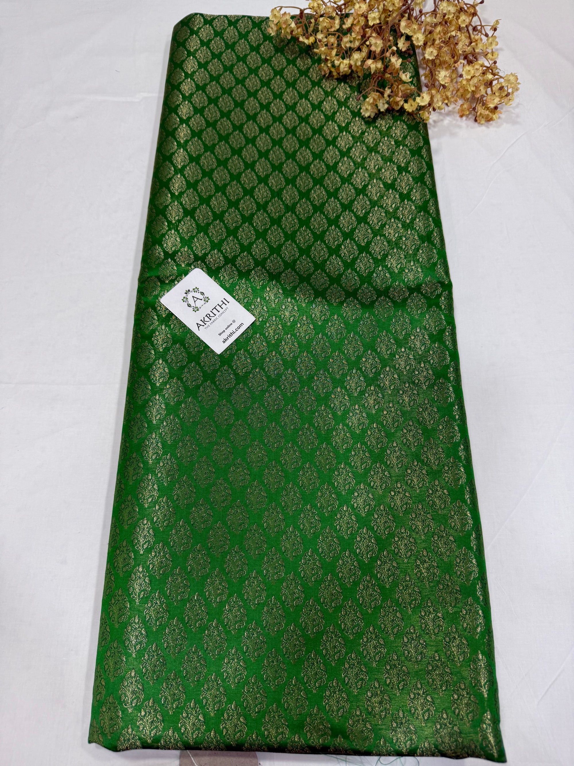 Pure Banarasi tissue brocade fabric