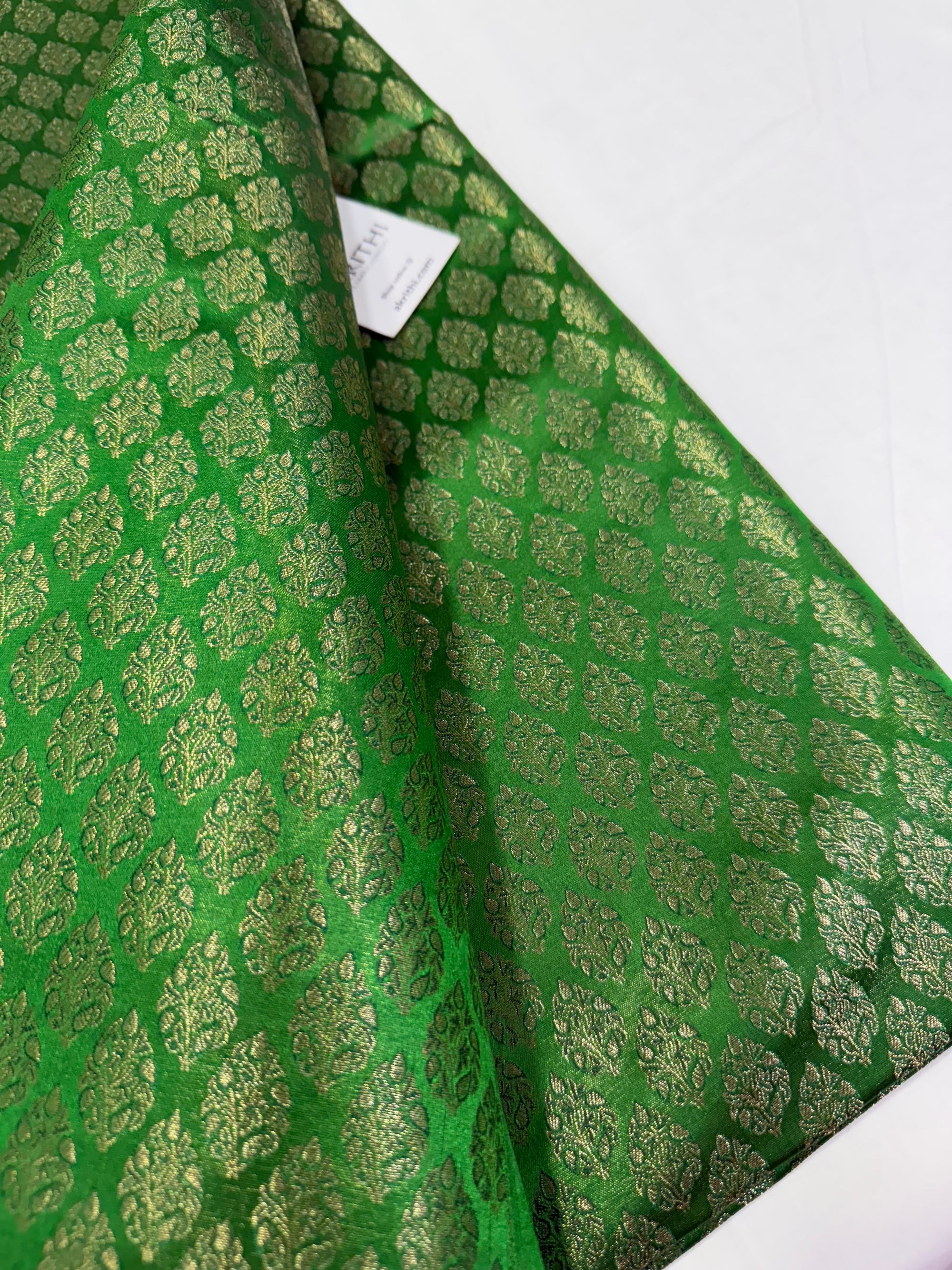 Pure Banarasi tissue brocade fabric