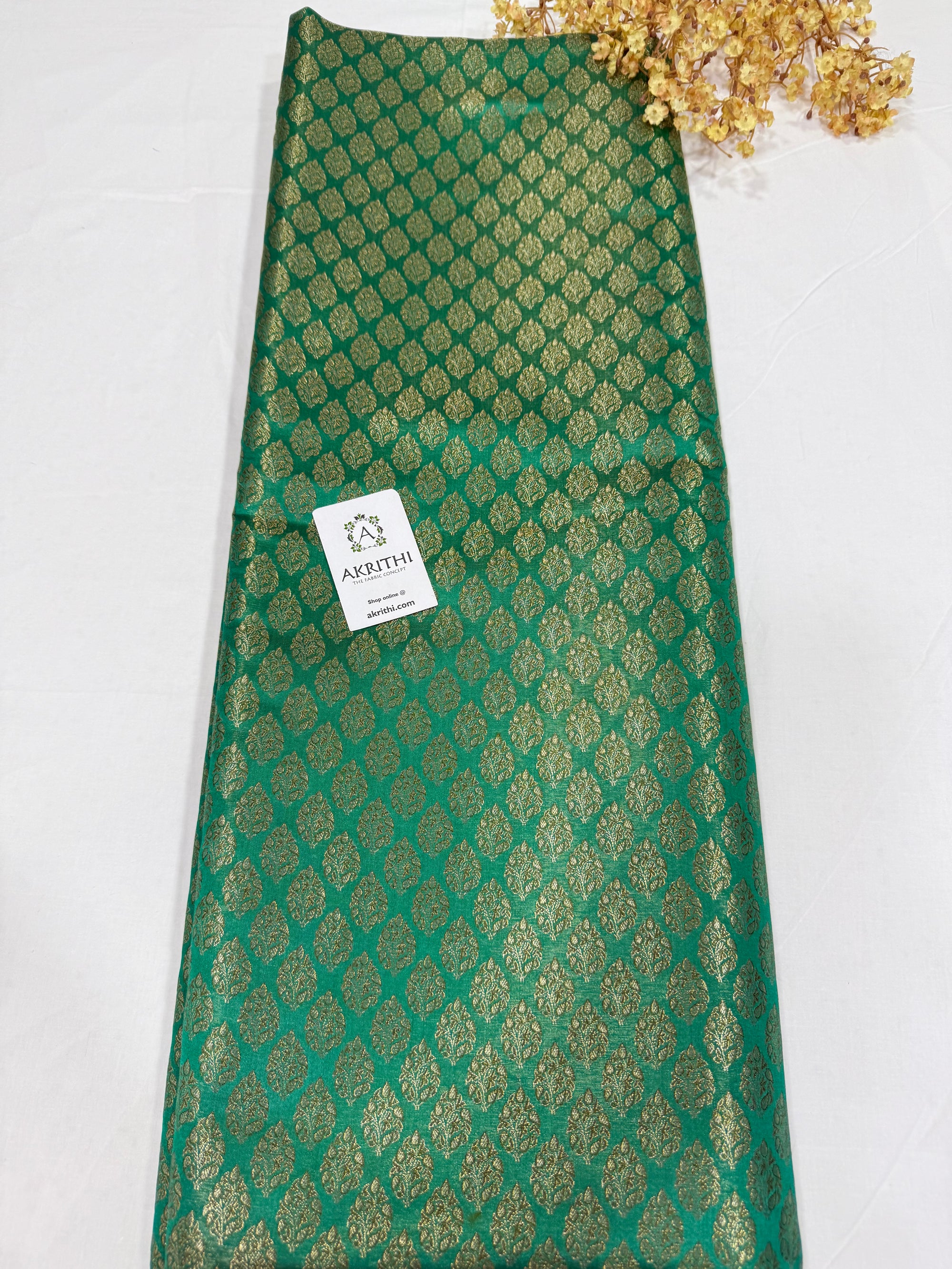 Pure Banarasi tissue brocade fabric