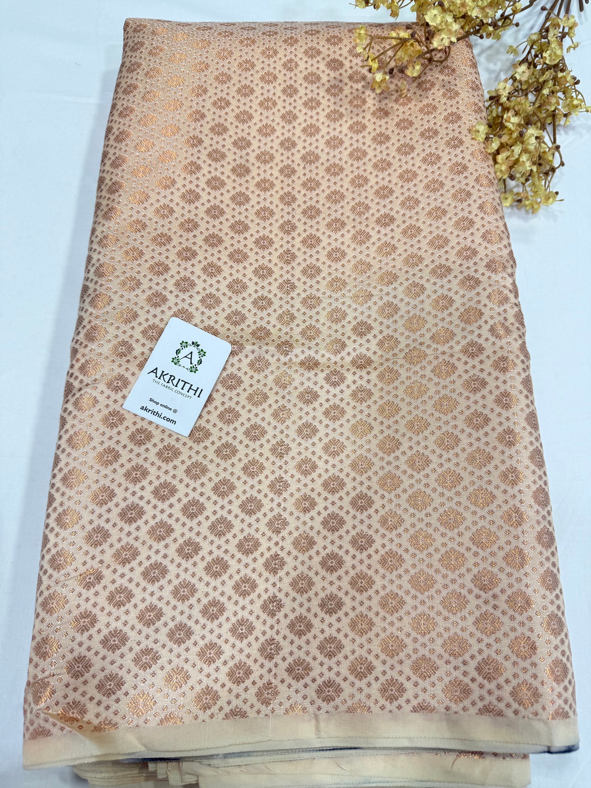 Pure Banarasi brocade fabric