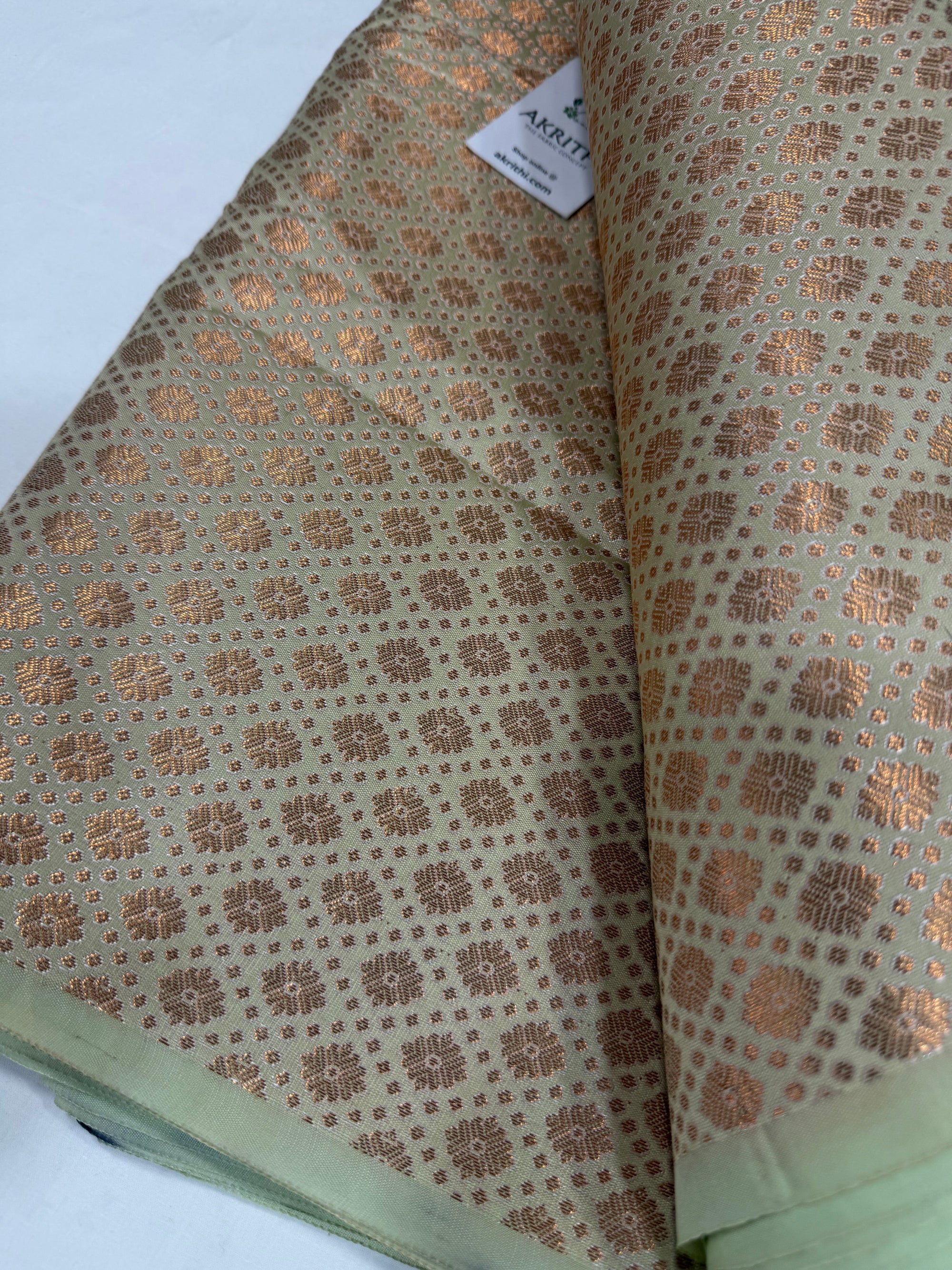 Pure Banarasi brocade fabric