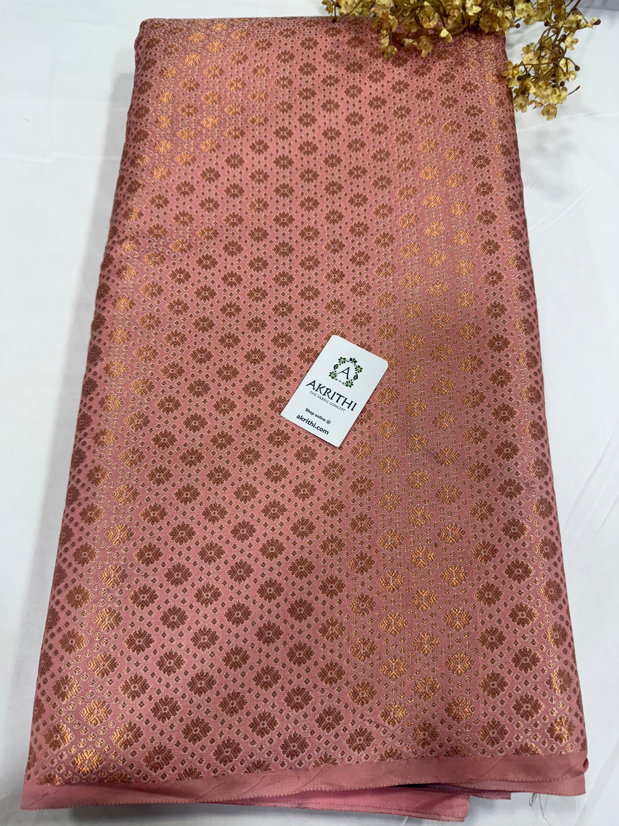 Pure Banarasi brocade fabric
