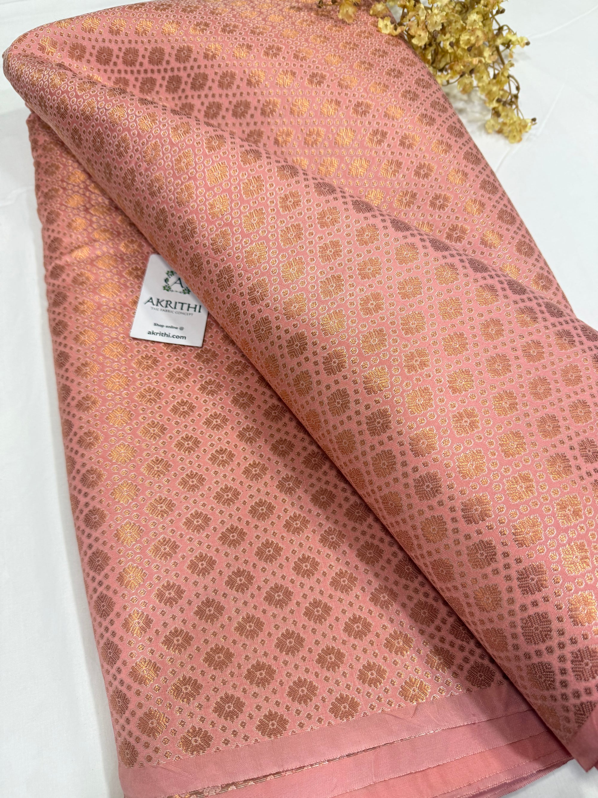 Pure Banarasi brocade fabric