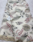 Printed viscose silk fabric