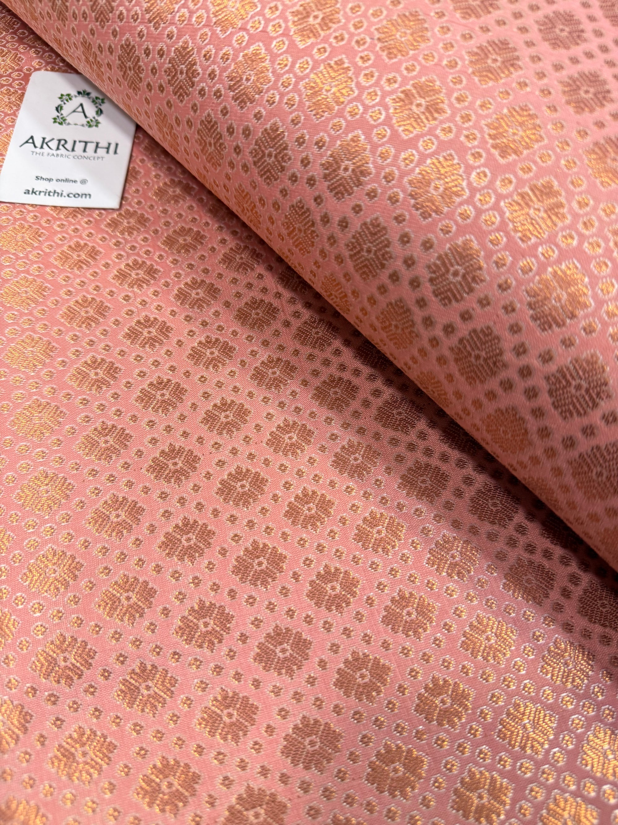Pure Banarasi brocade fabric