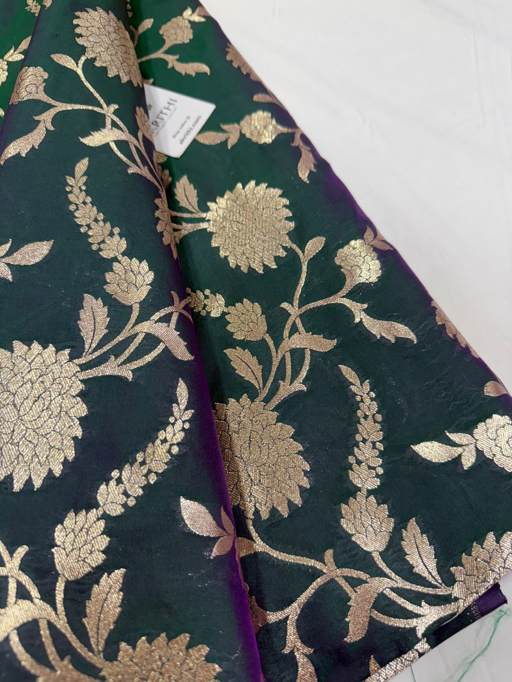 Pure Banarasi brocade fabric
