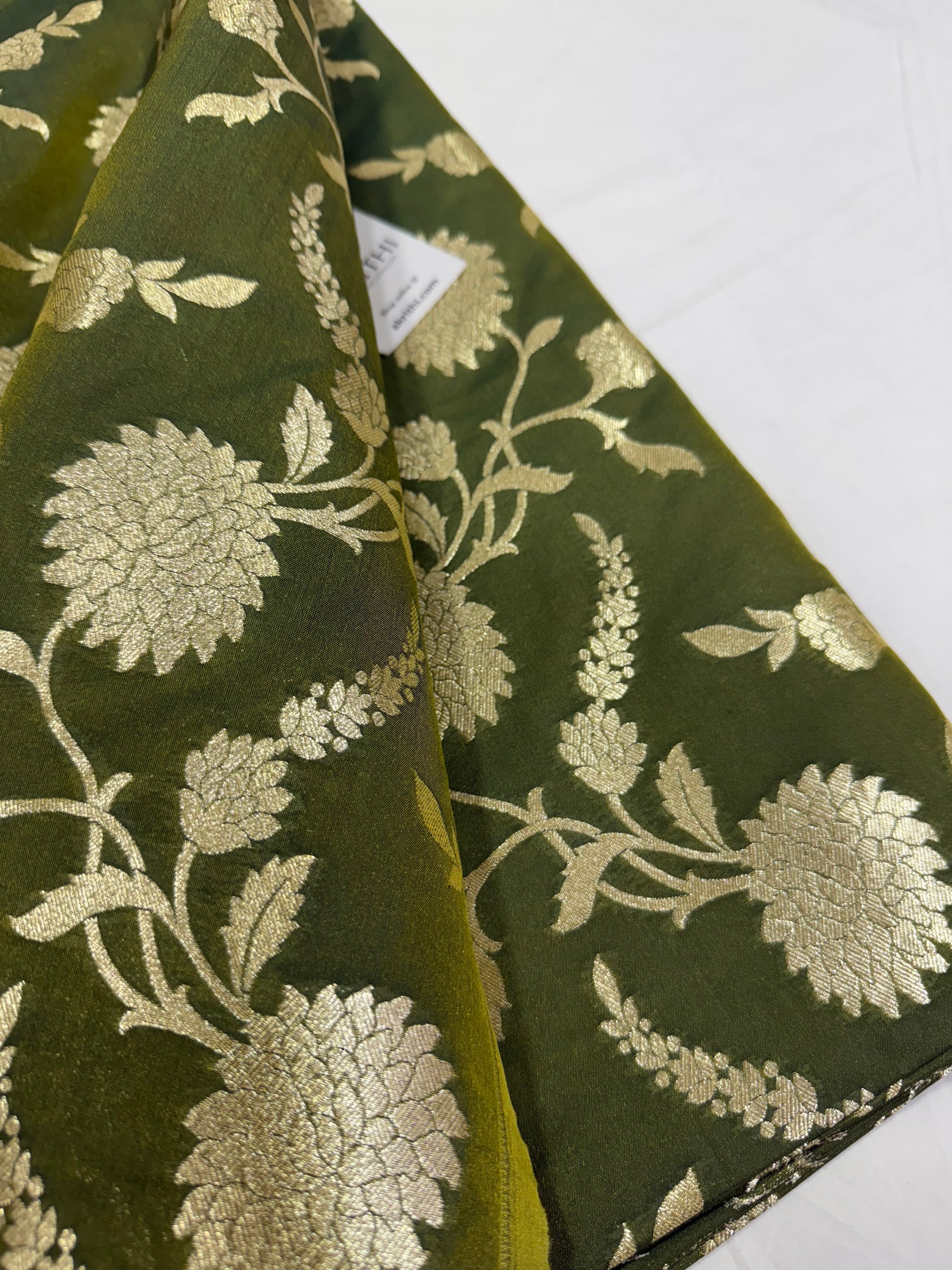 Pure Banarasi brocade fabric