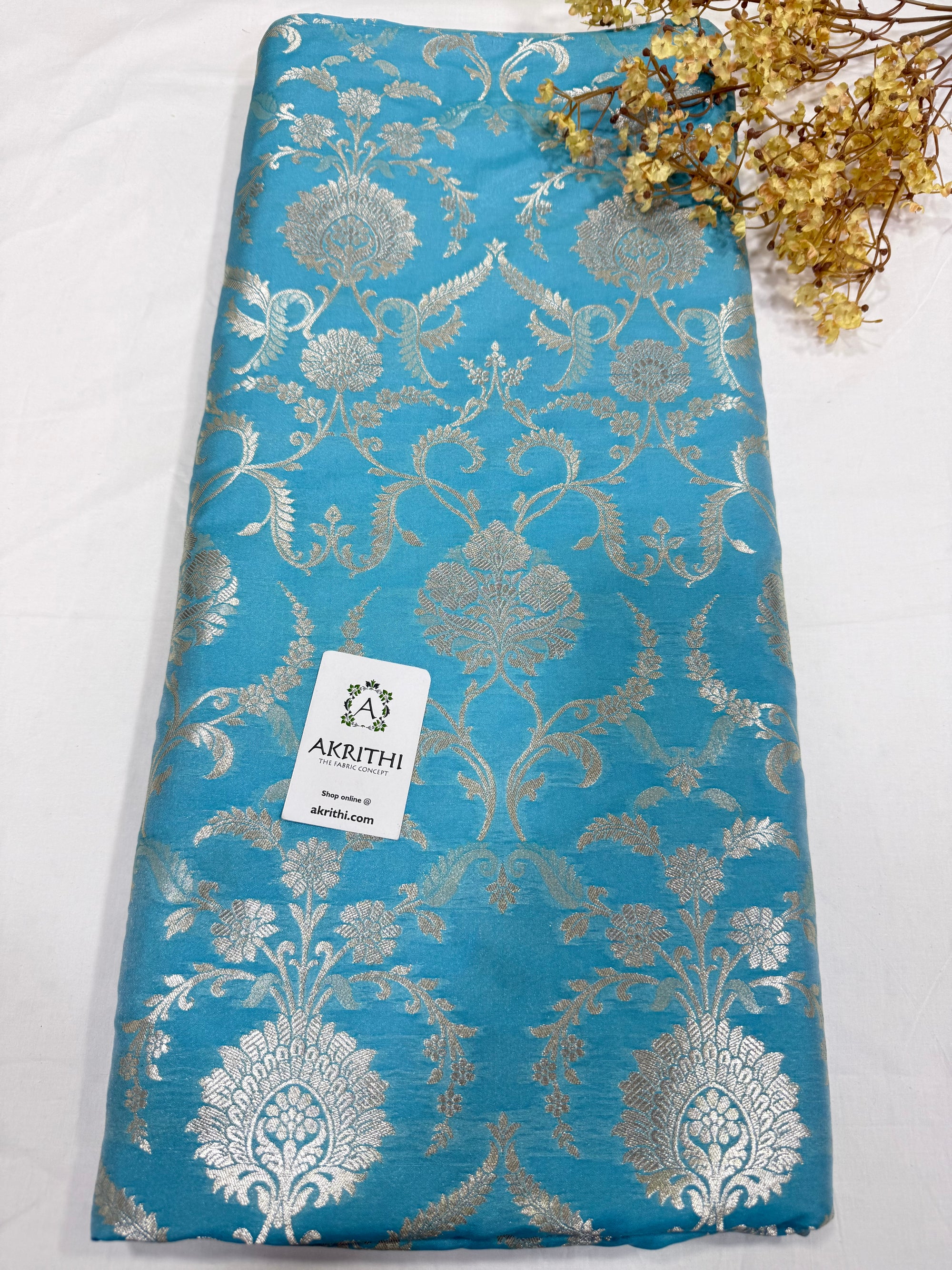 Pure Banarasi brocade fabric