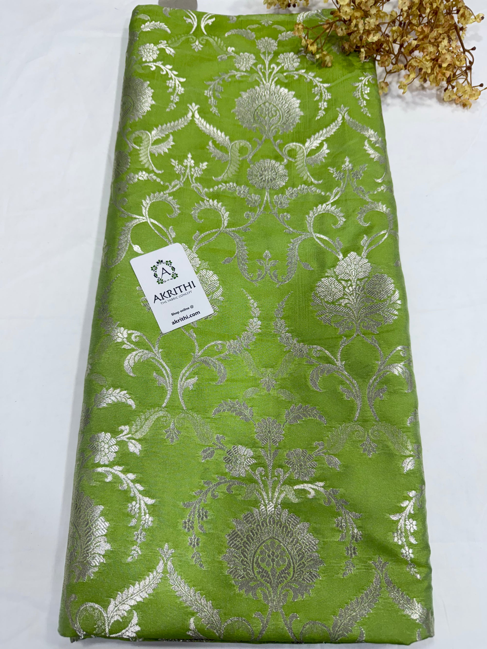 Pure Banarasi brocade fabric