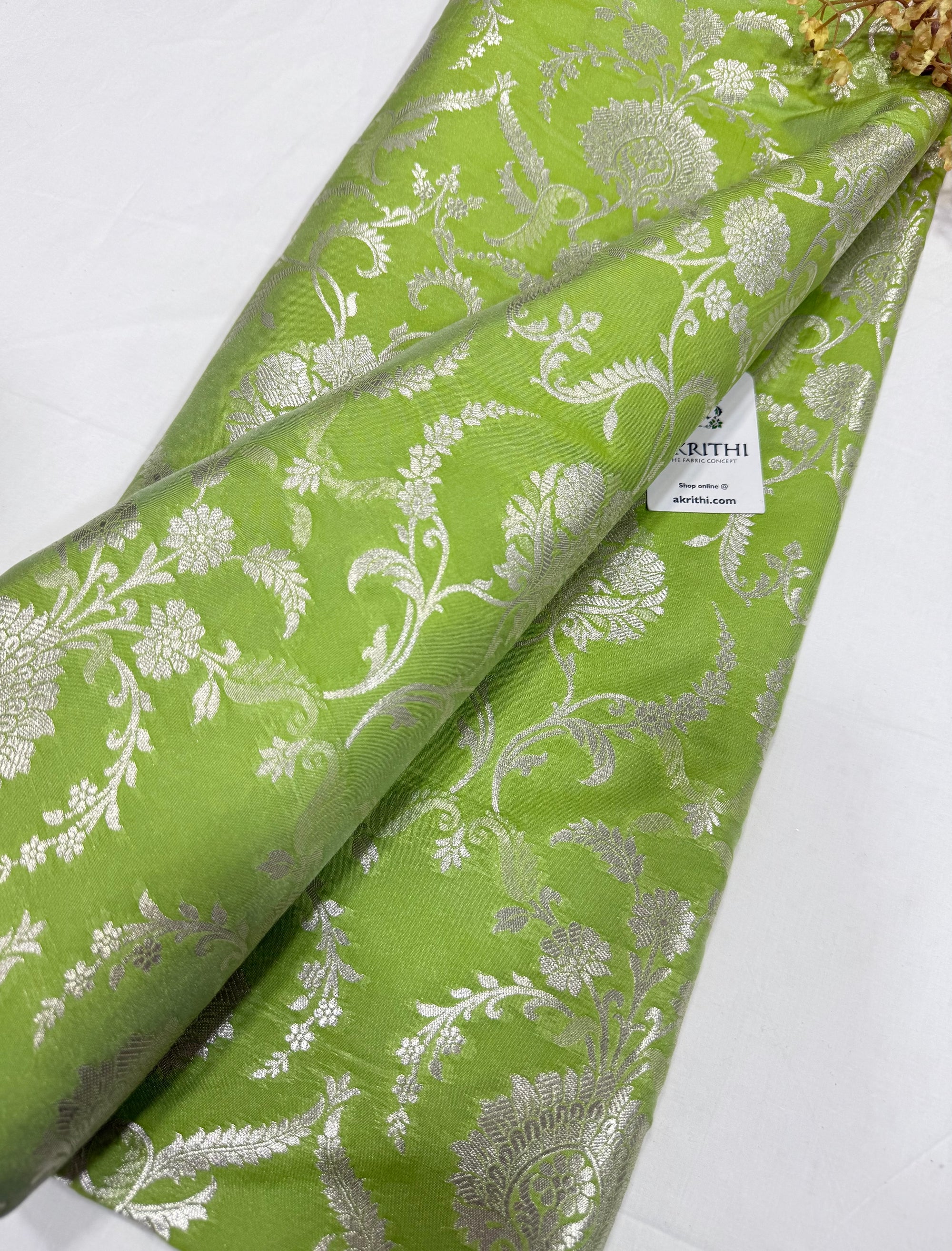 Pure Banarasi brocade fabric