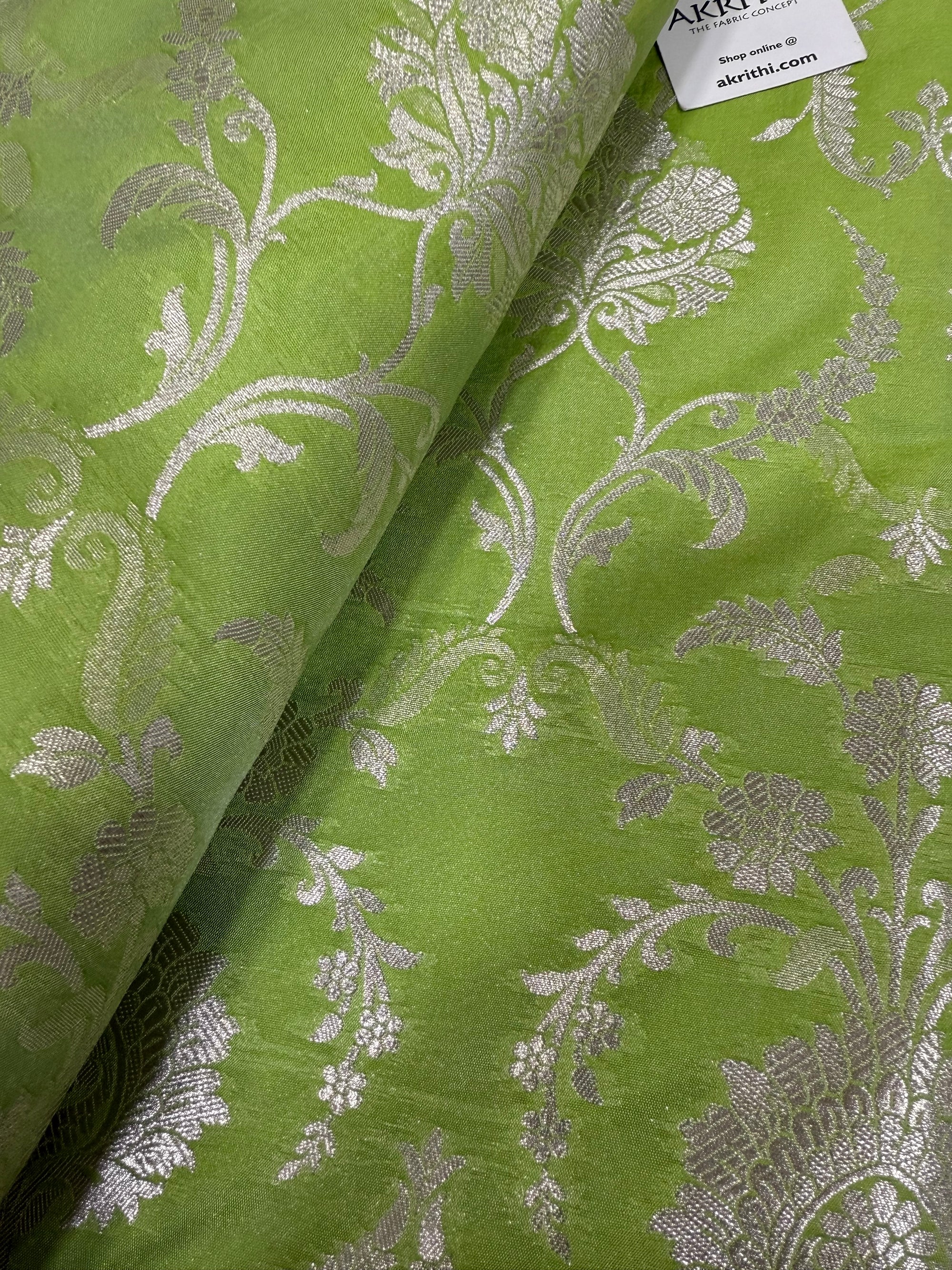 Pure Banarasi brocade fabric
