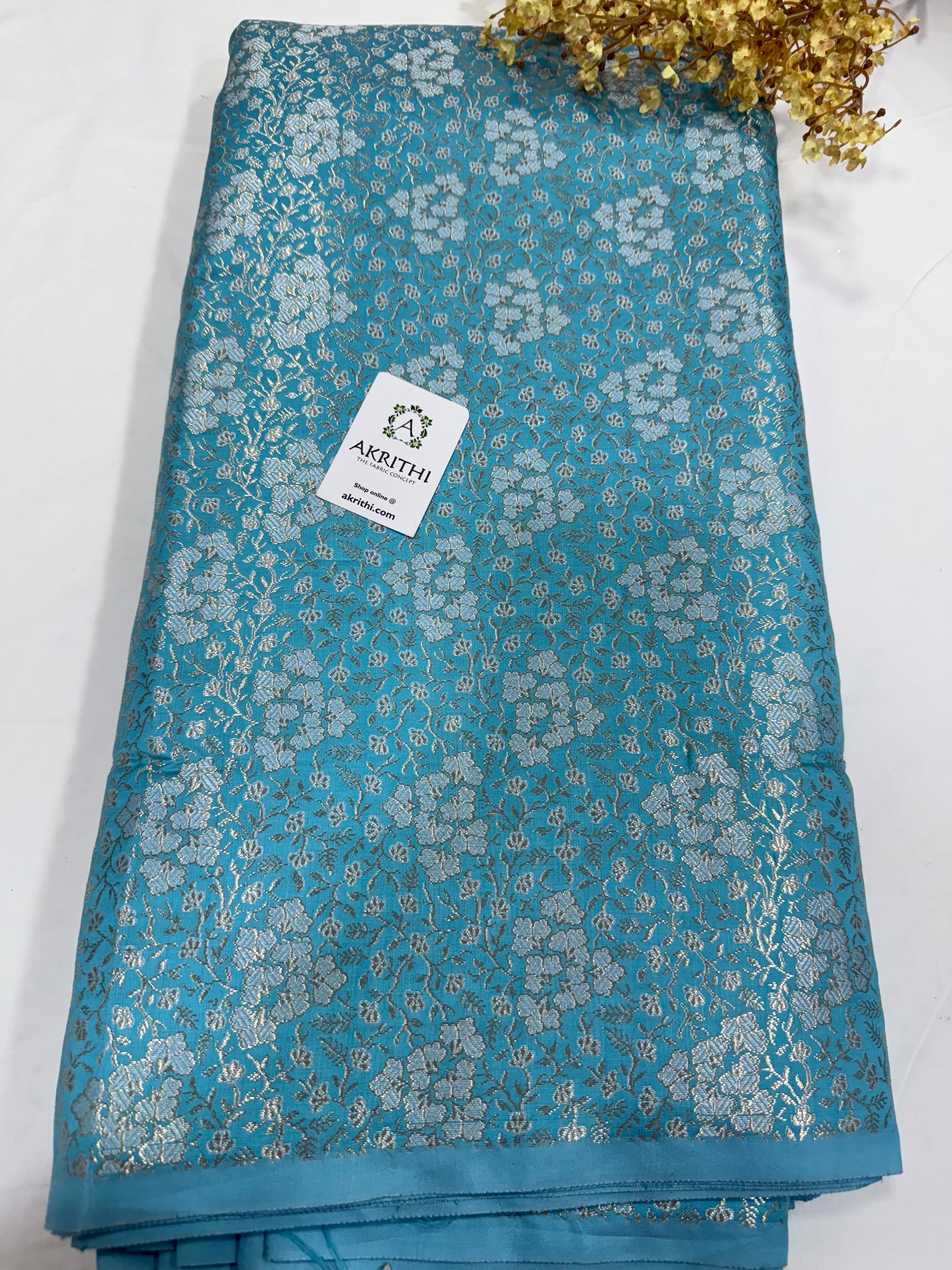 Pure Banarasi brocade fabric