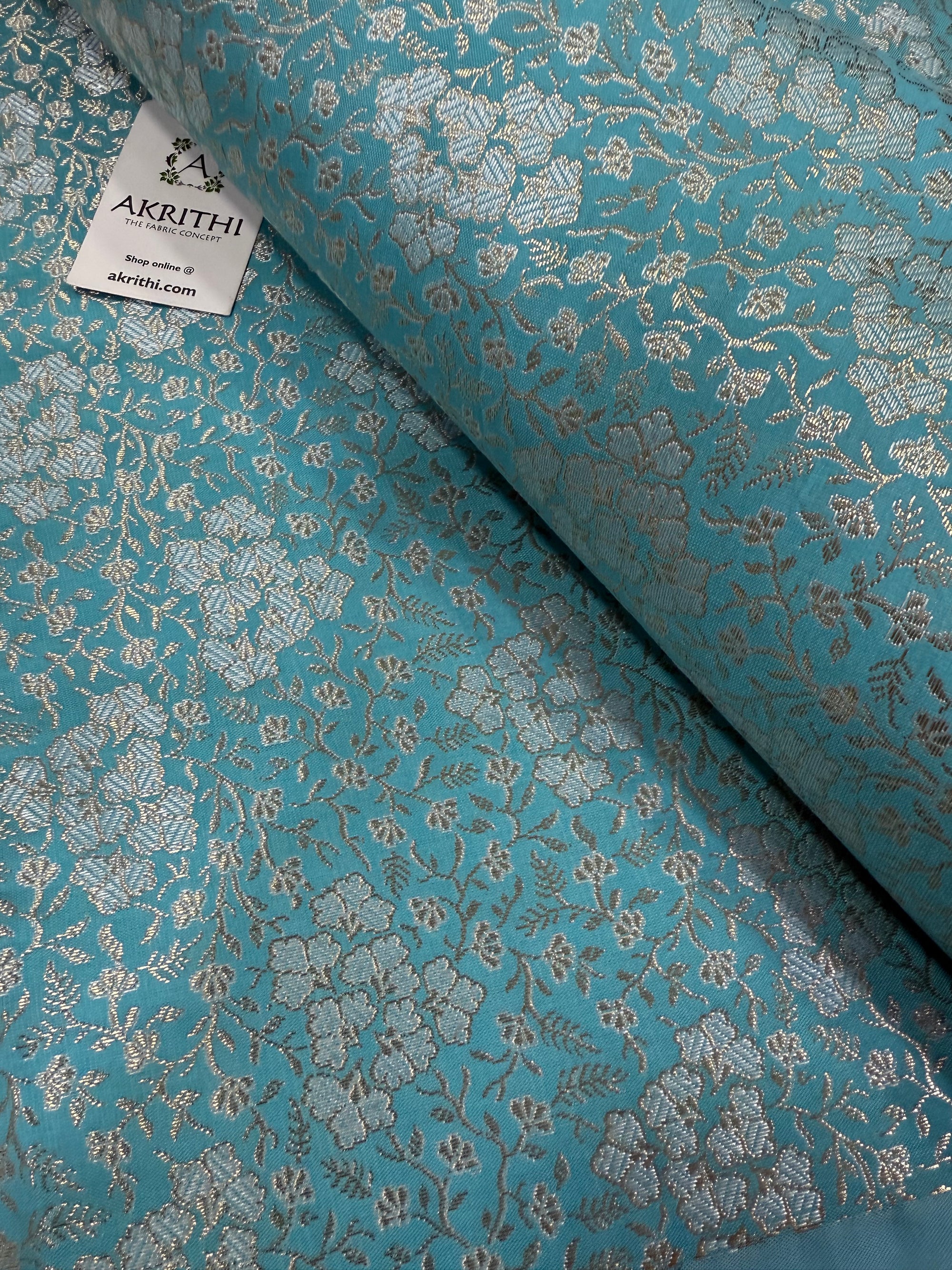 Pure Banarasi brocade fabric