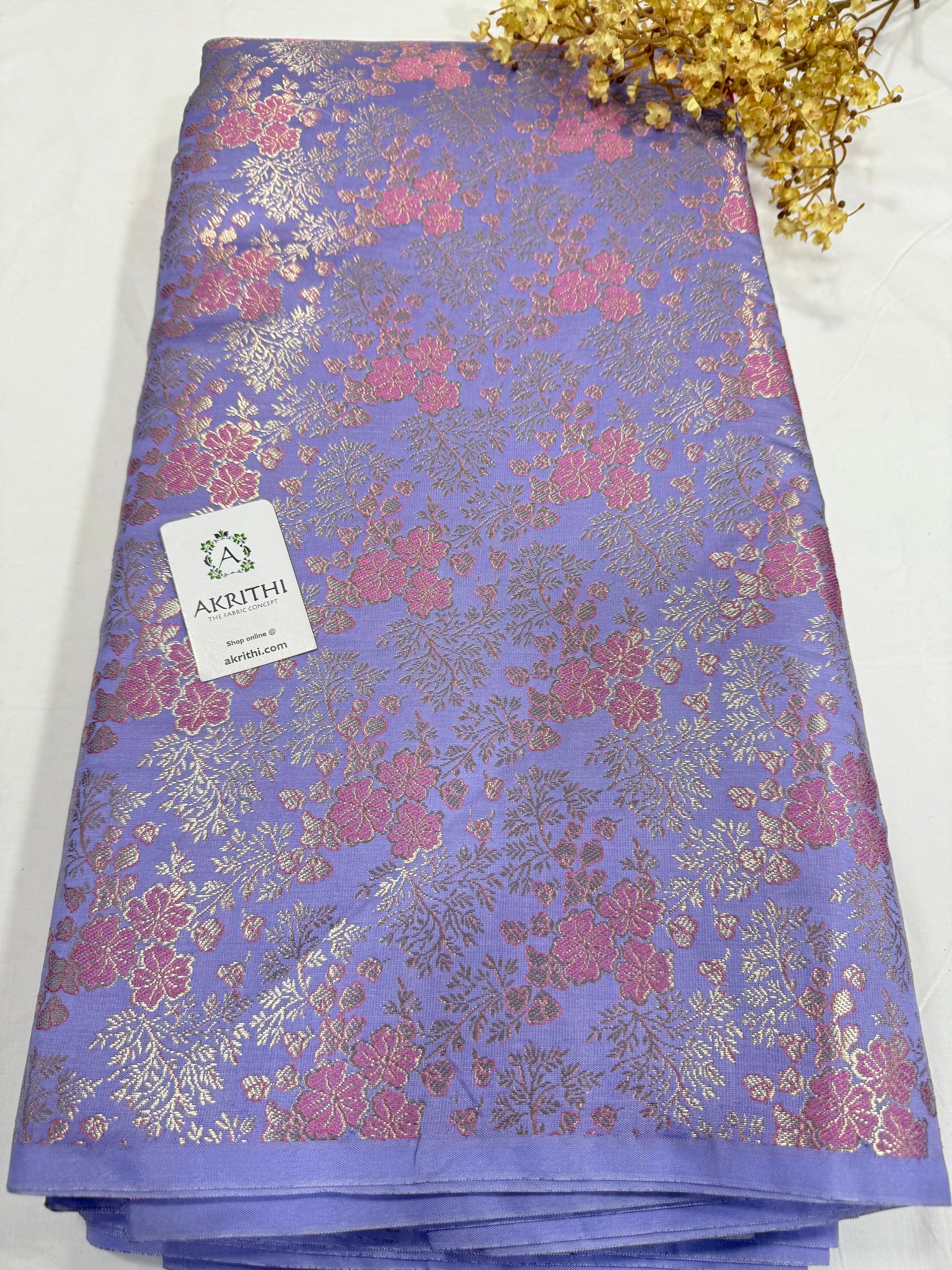 Pure Banarasi brocade fabric