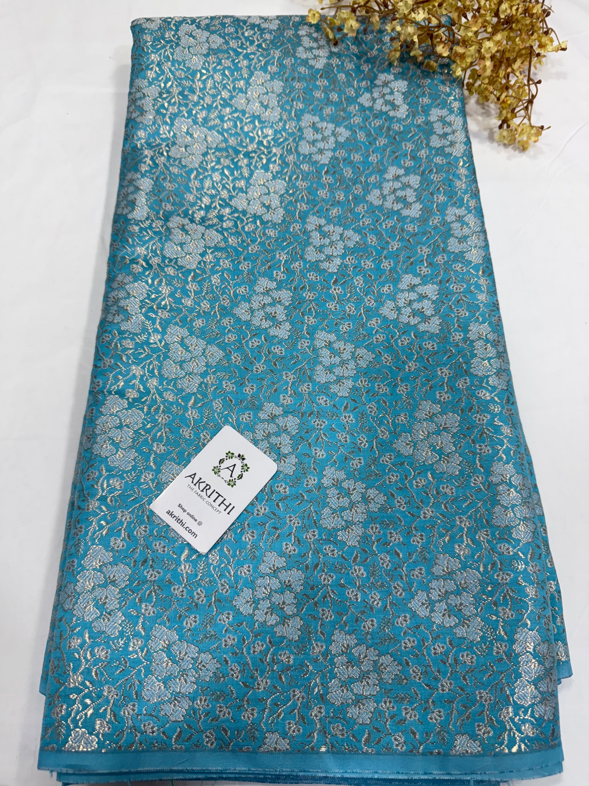 Pure Banarasi brocade fabric
